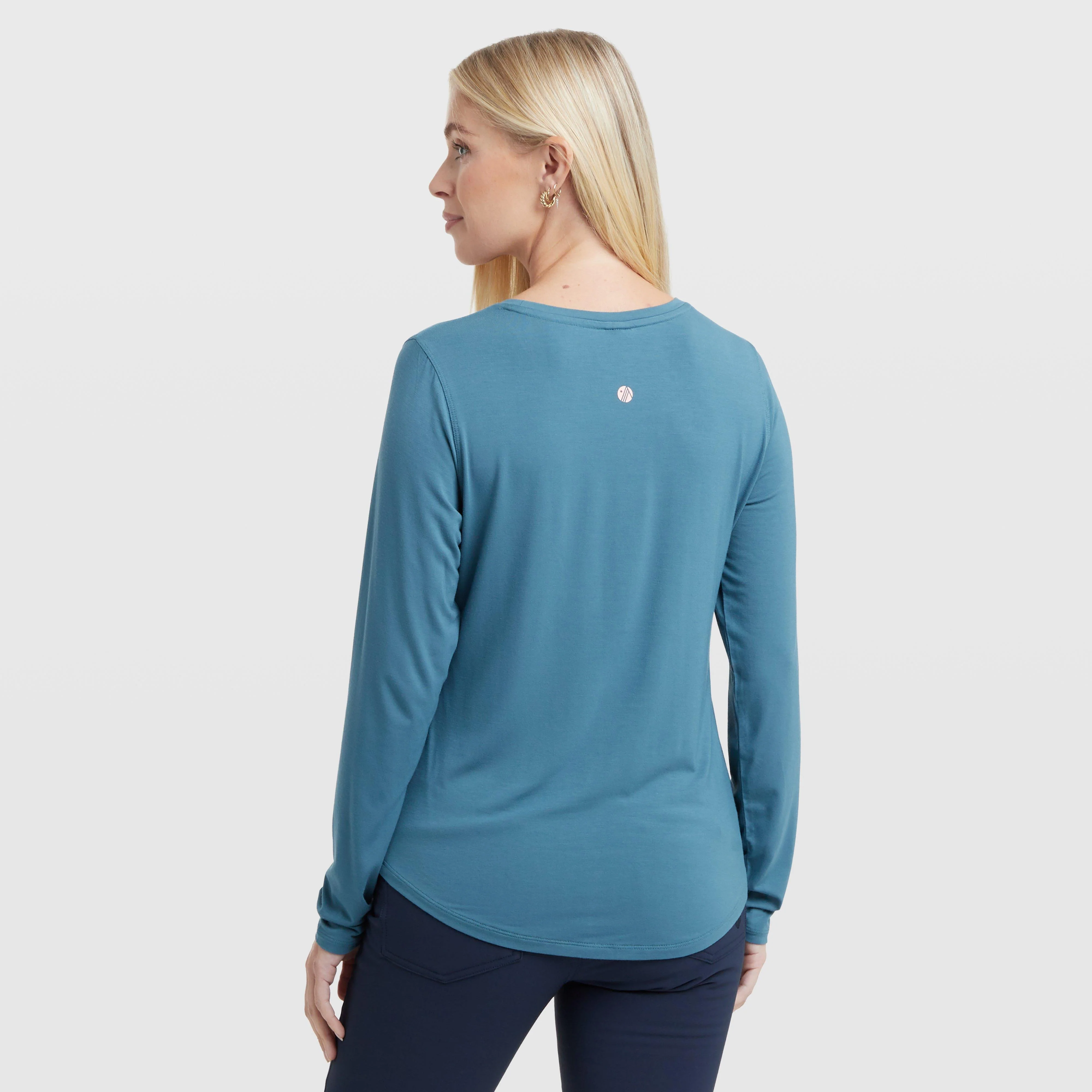 Women's On The Go Bamboo Long Sleeve Tee - Image 8