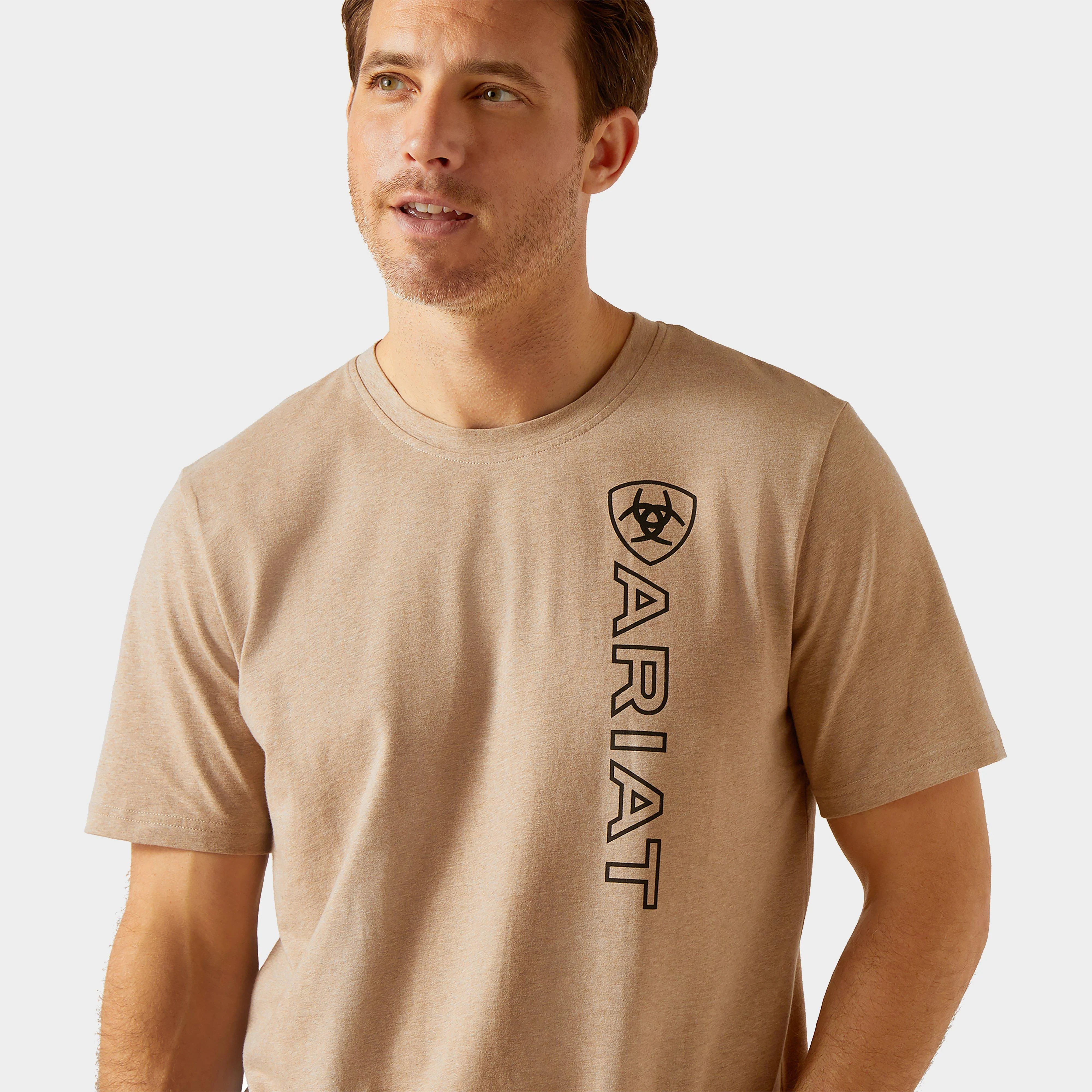 Mens Vertical Logo Short Sleeved Top - Image 3