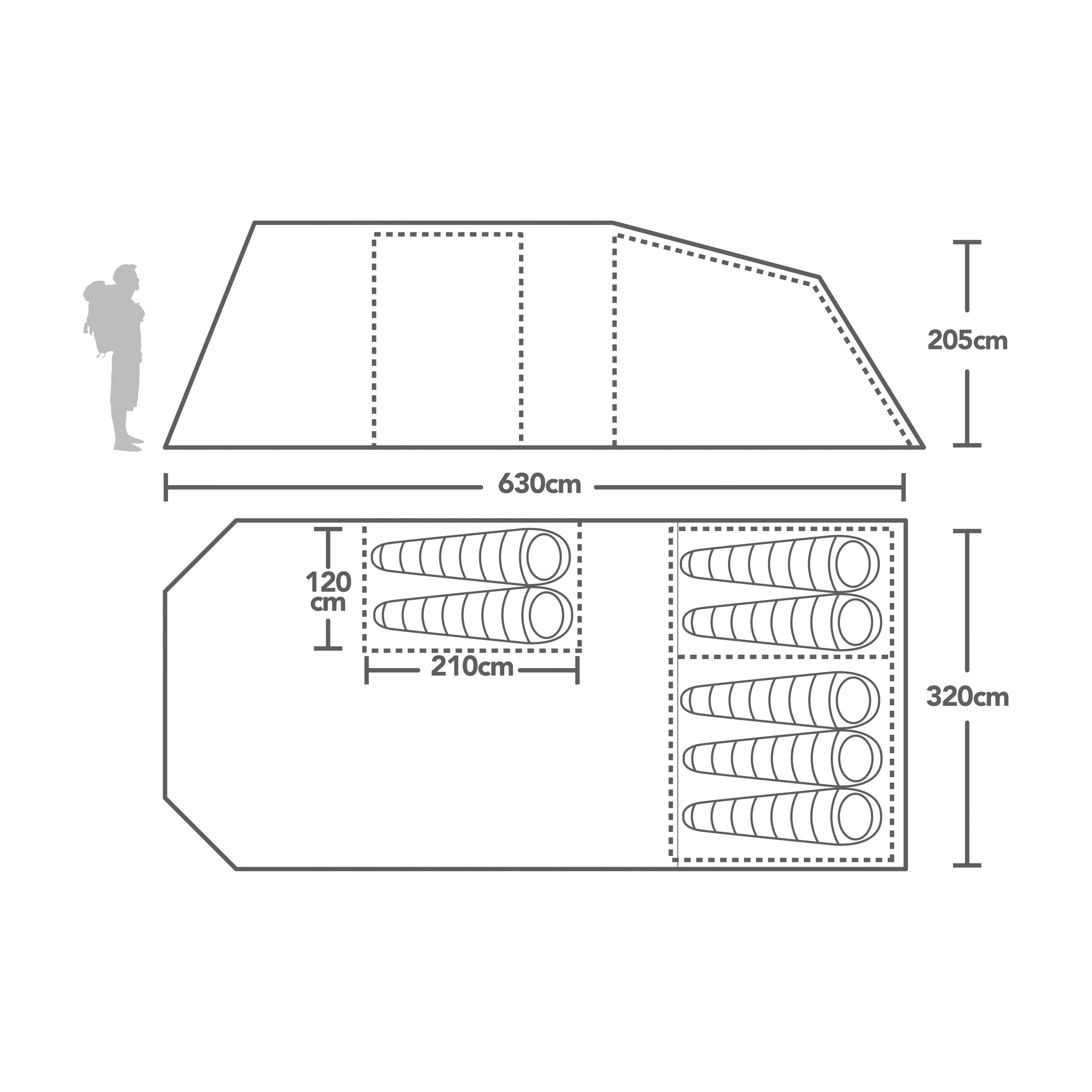 Adhara 700 Nightfall® Tent - Image 15