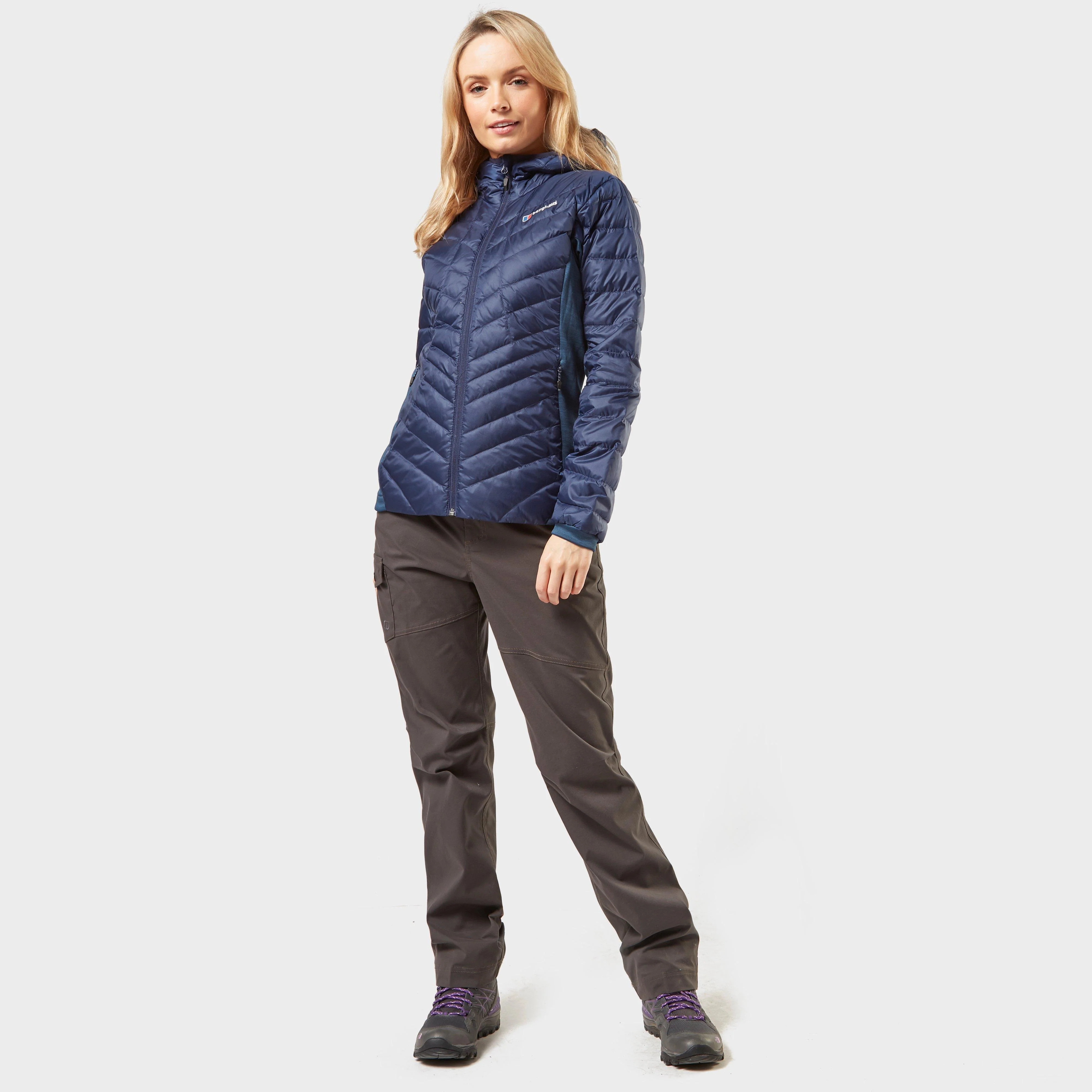 Women’s Finsler Stretch Hooded Down Jacket - Image 3