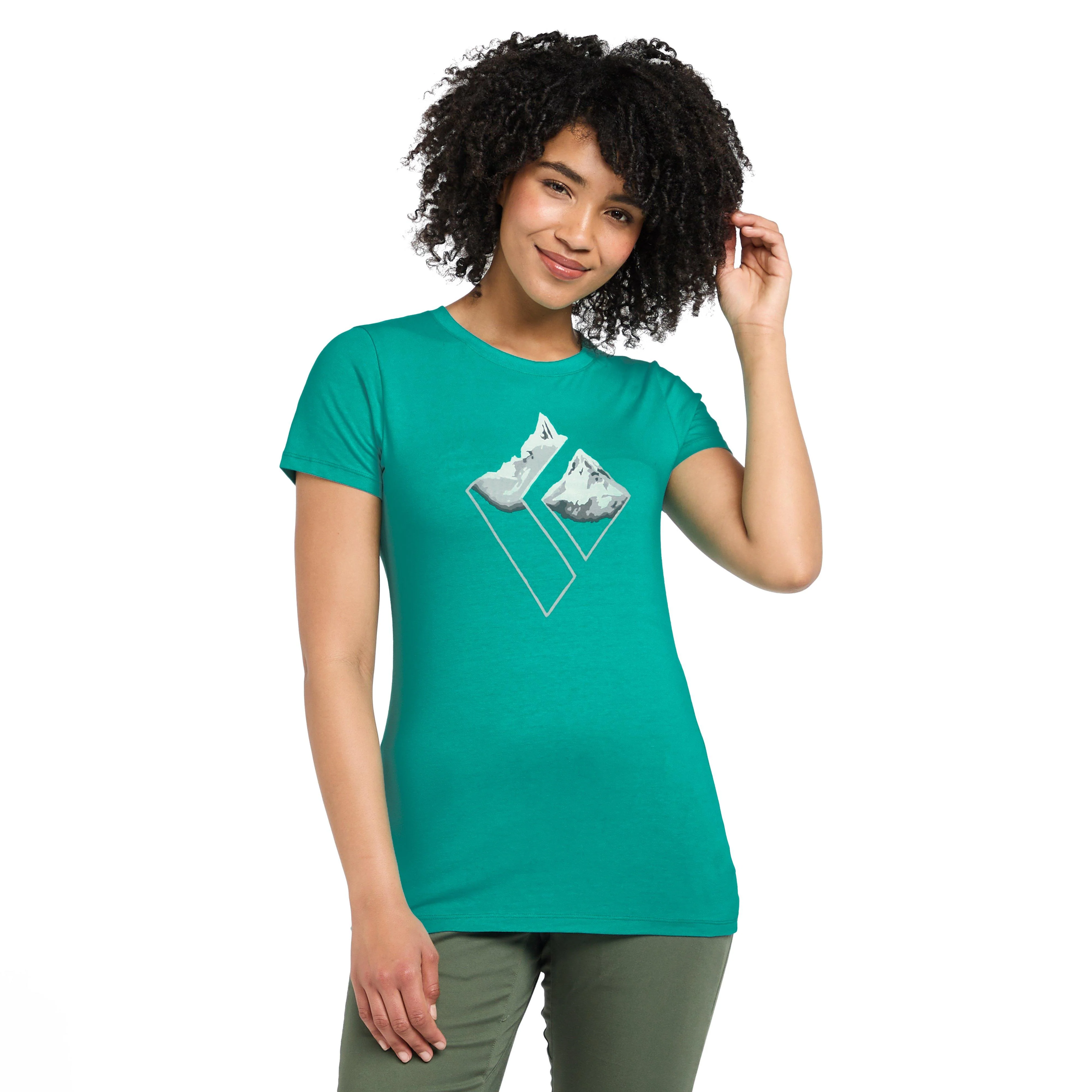 Women’s Mountain Logo Short Sleeve Tee - Image 7