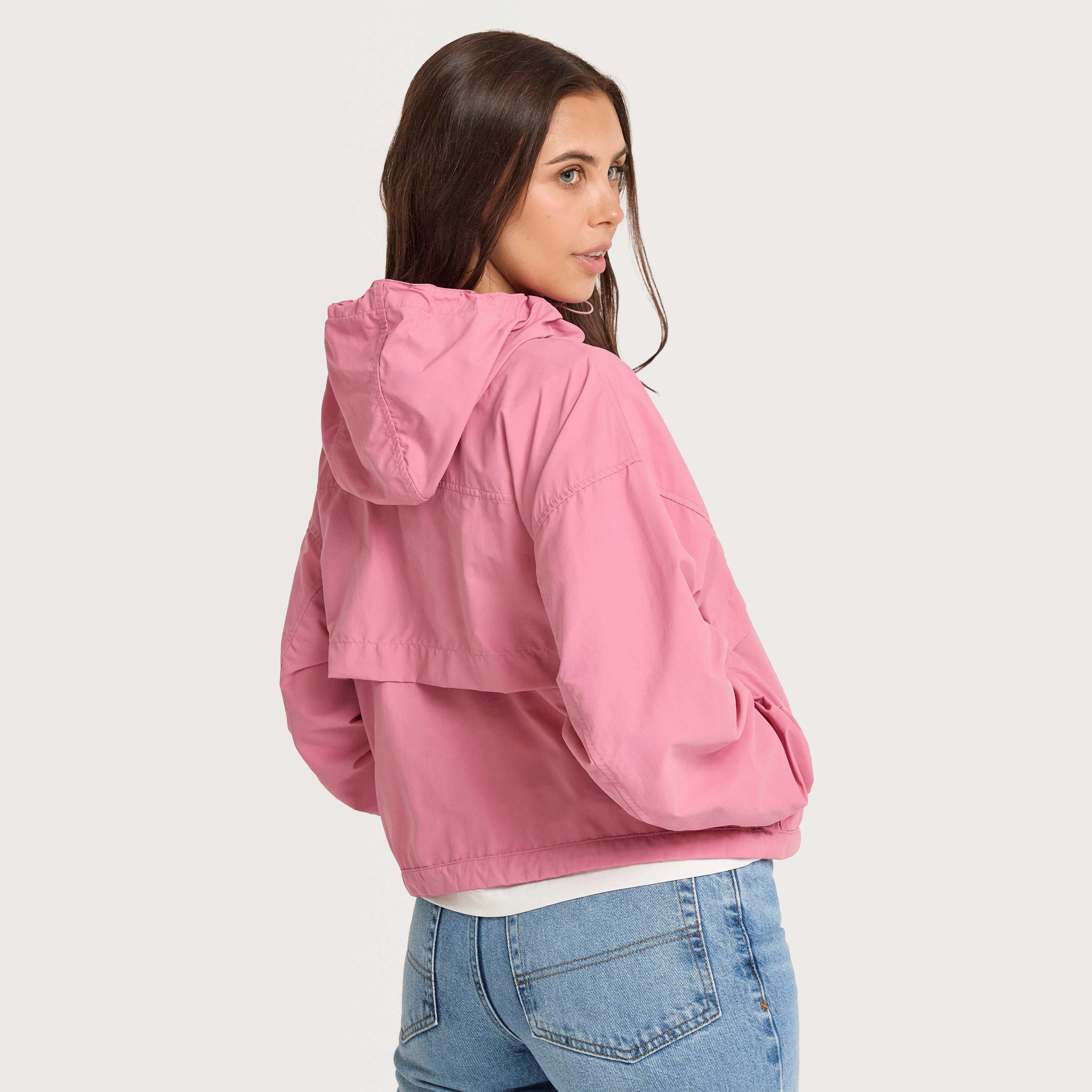 Women’s Spire Valley Cropped Hooded Windbreaker Jacket - Image 5