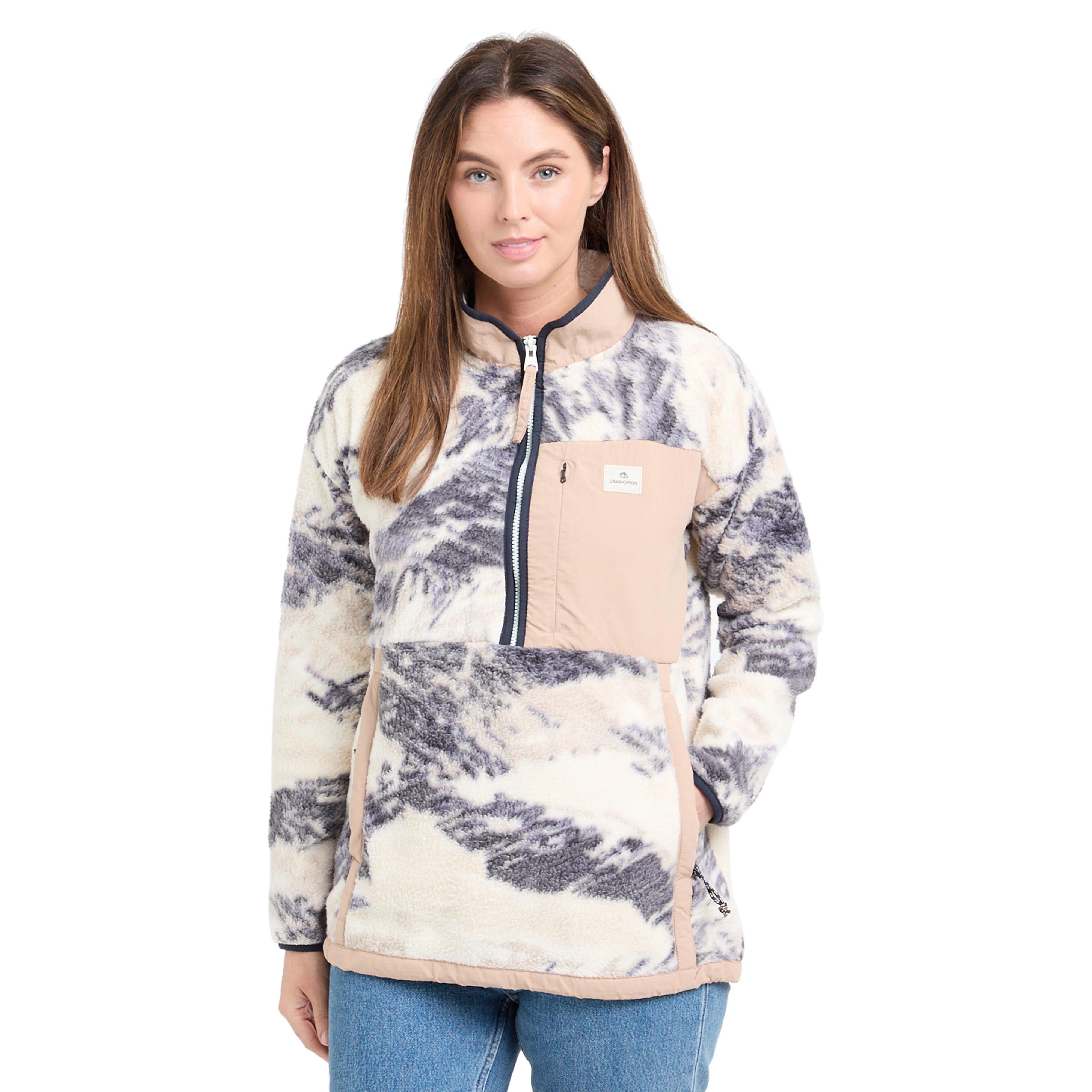 Women's Grange Relaxed Fit Half Zip Fleece - Image 9