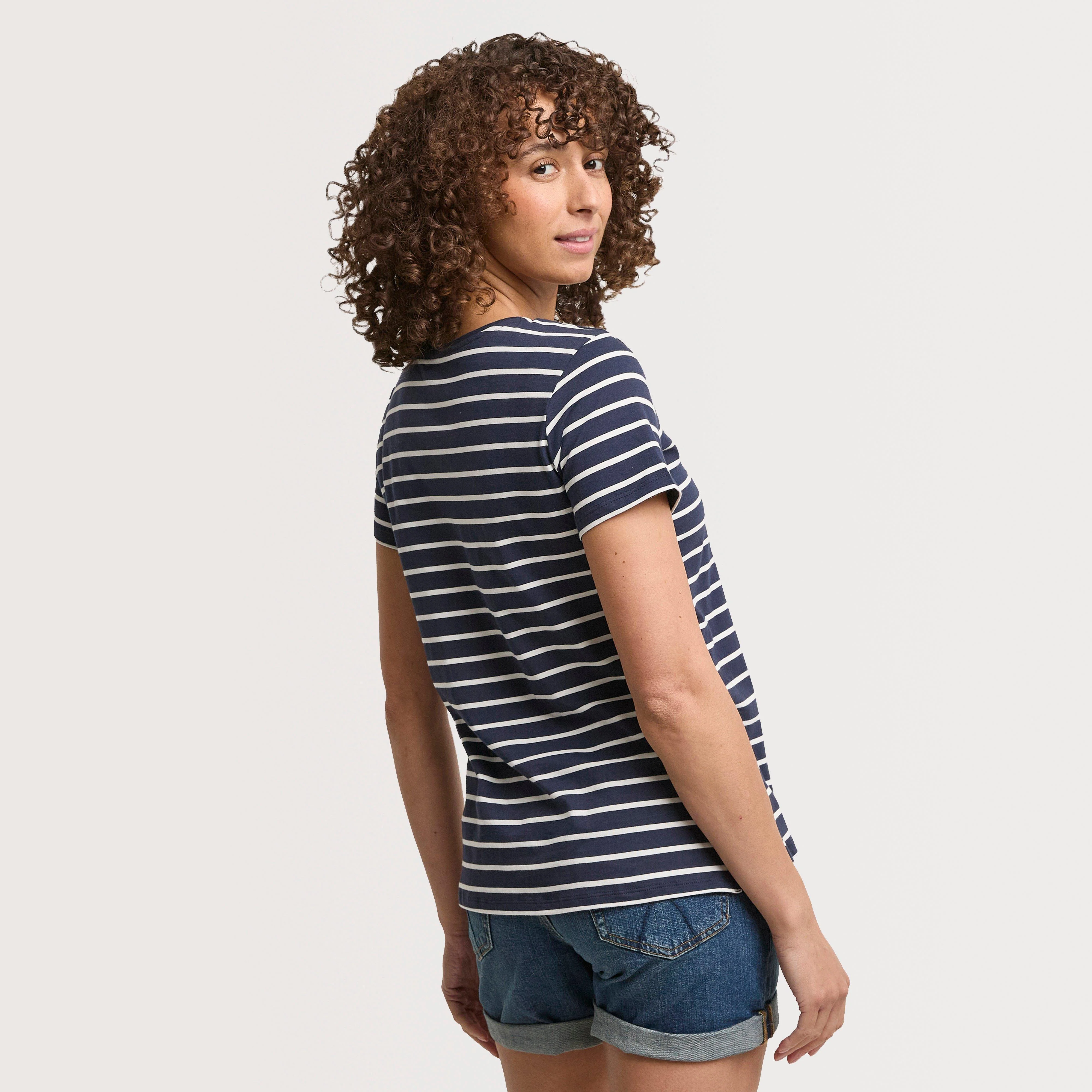 Women's Breton Short Sleeve Top - Image 2