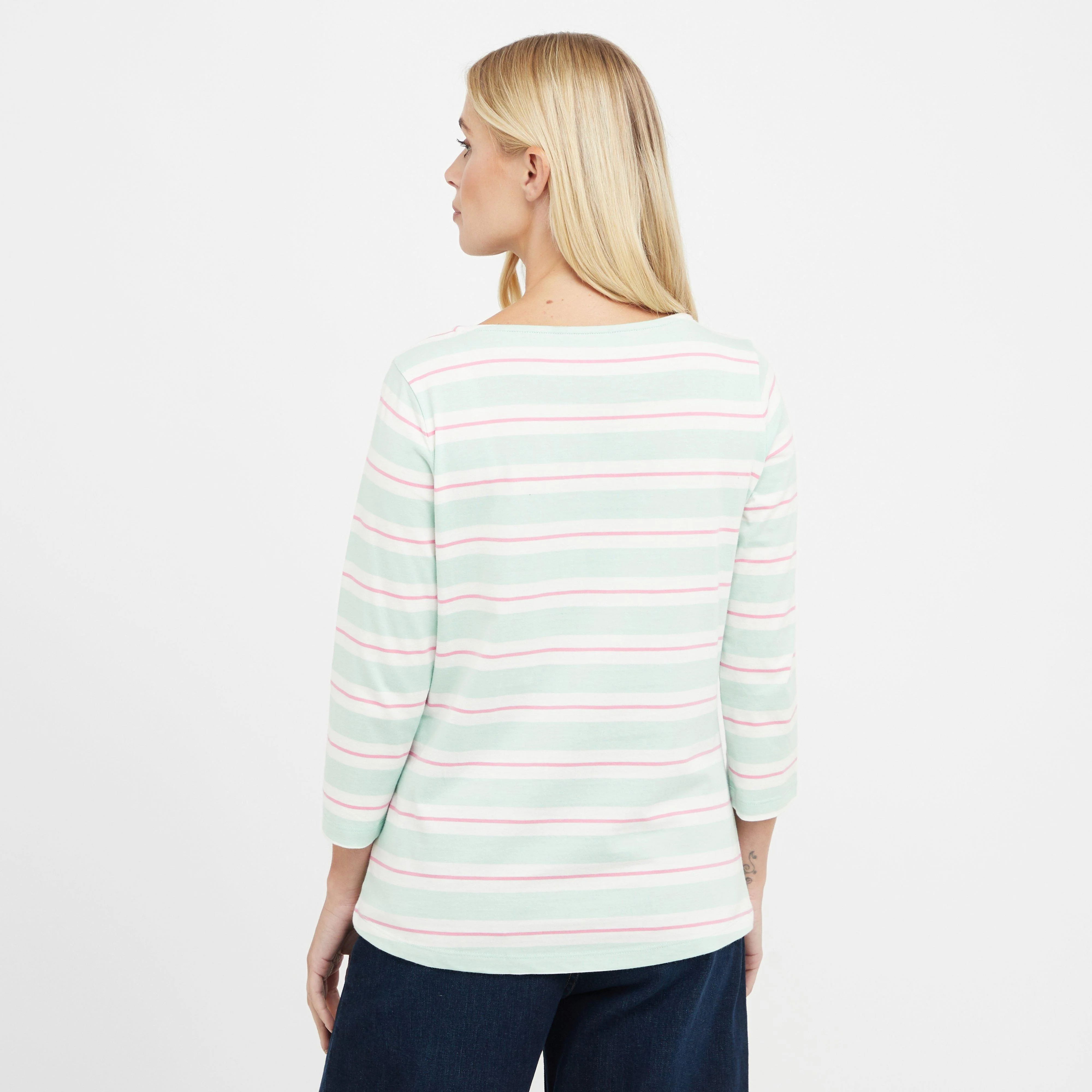 Women’s Essential Breton Stripe Top - Image 2
