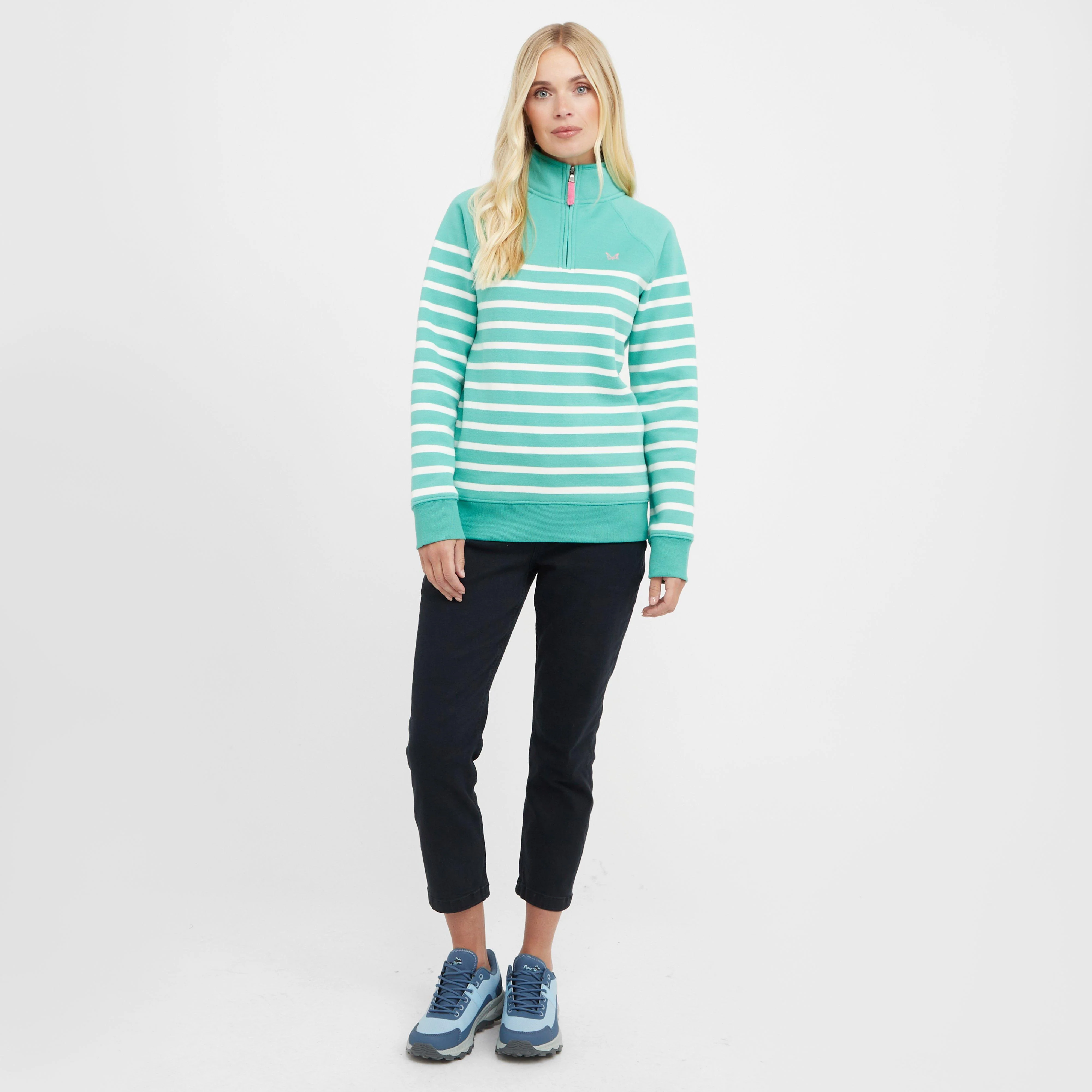 Women’s Half Zip Sweatshirt - Image 3