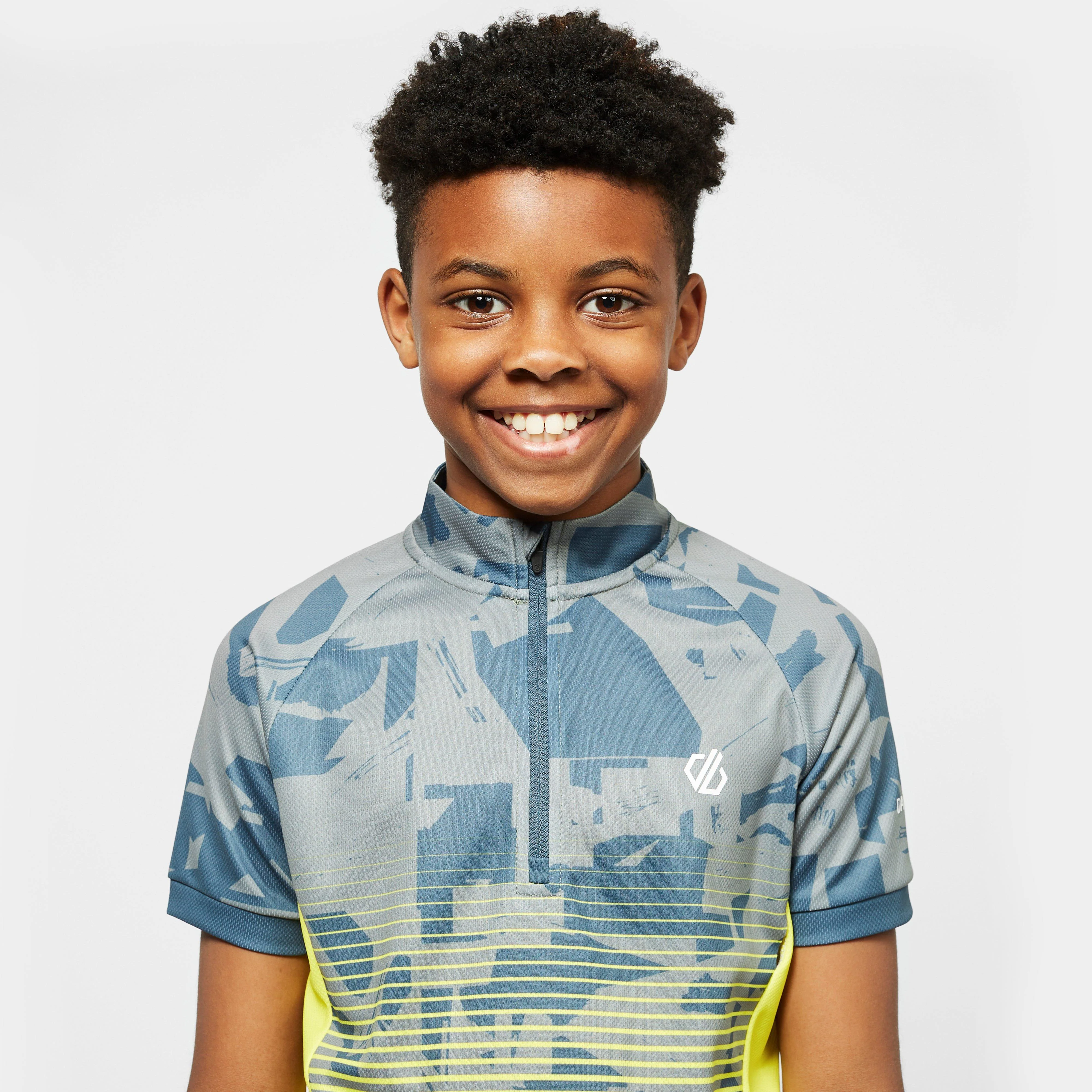 Kids' Go Faster Half Zip Cycle Jersey - Image 4