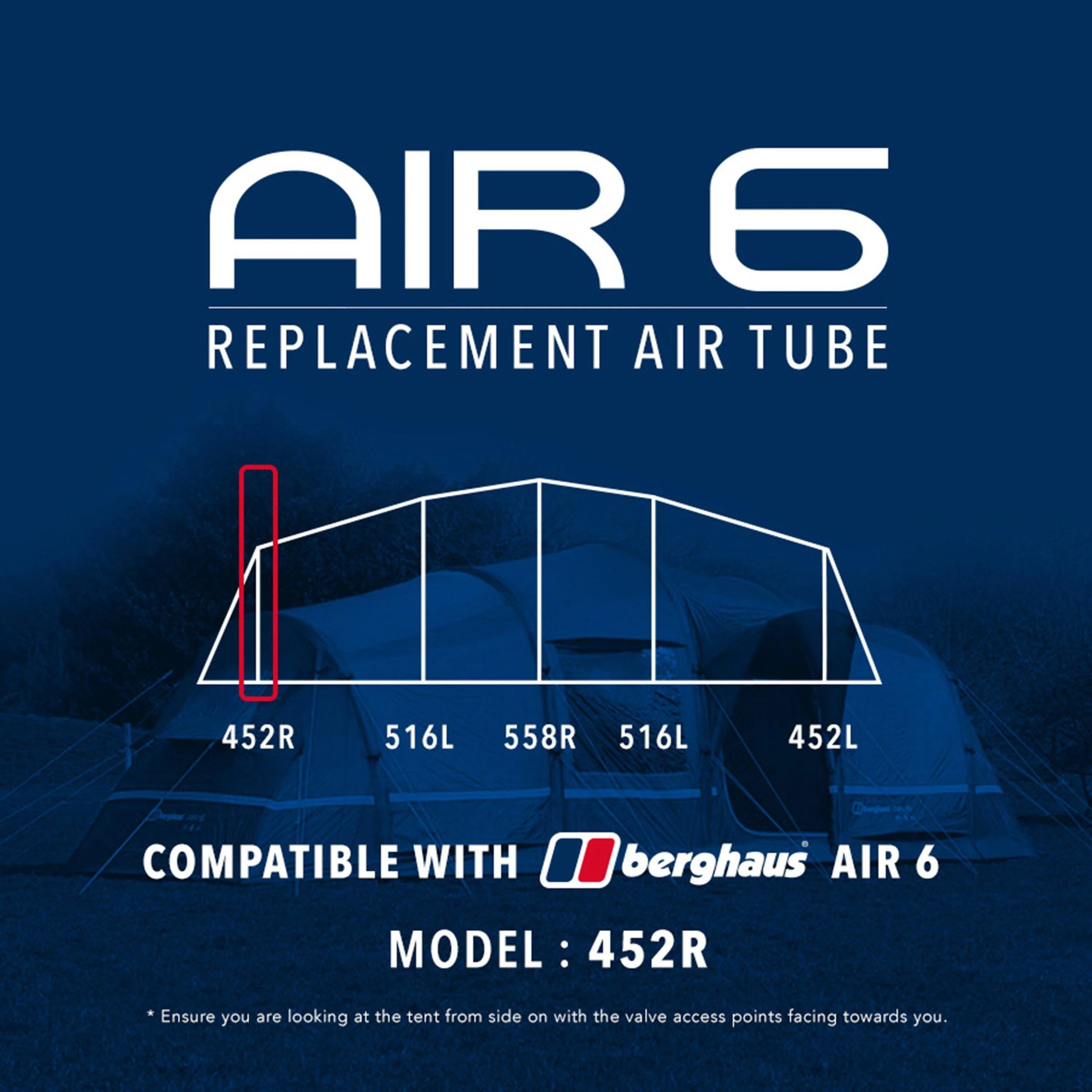 Air 6 Replacement Air Tube - 452R - Image 3