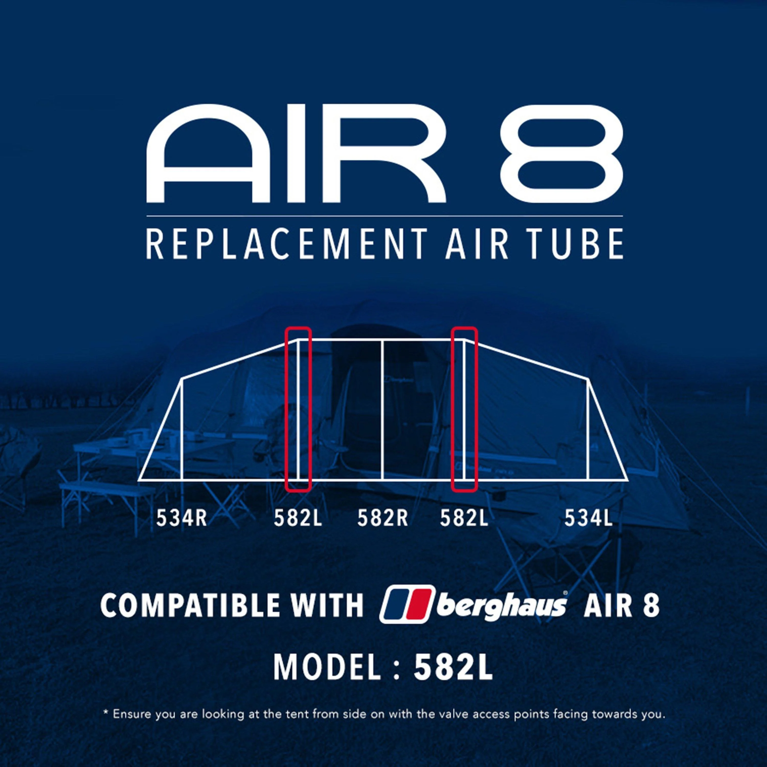 Air 8 Replacement Air Tube - 582L - Image 3