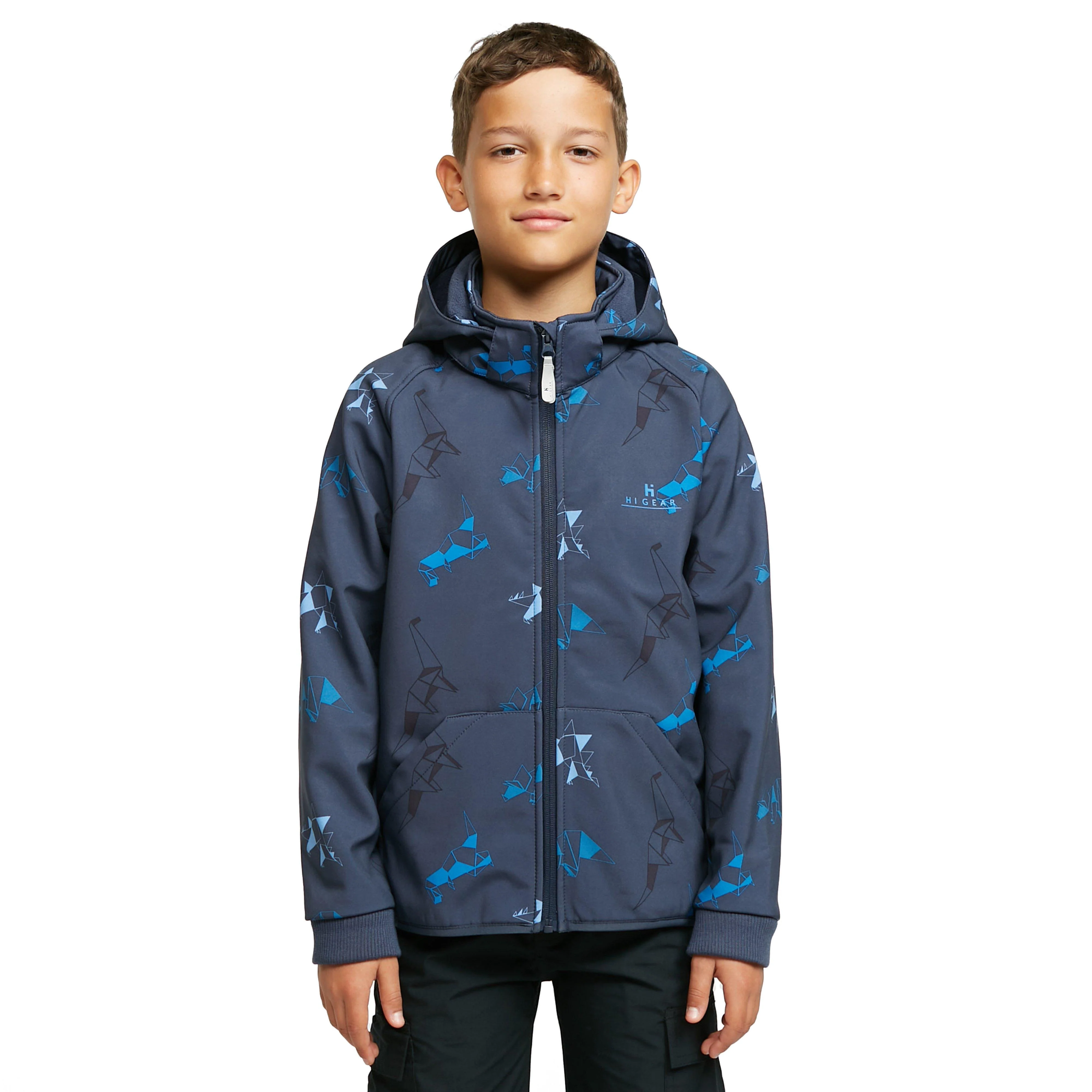 Kids' Geo Dino Softshell Jacket - Image 8
