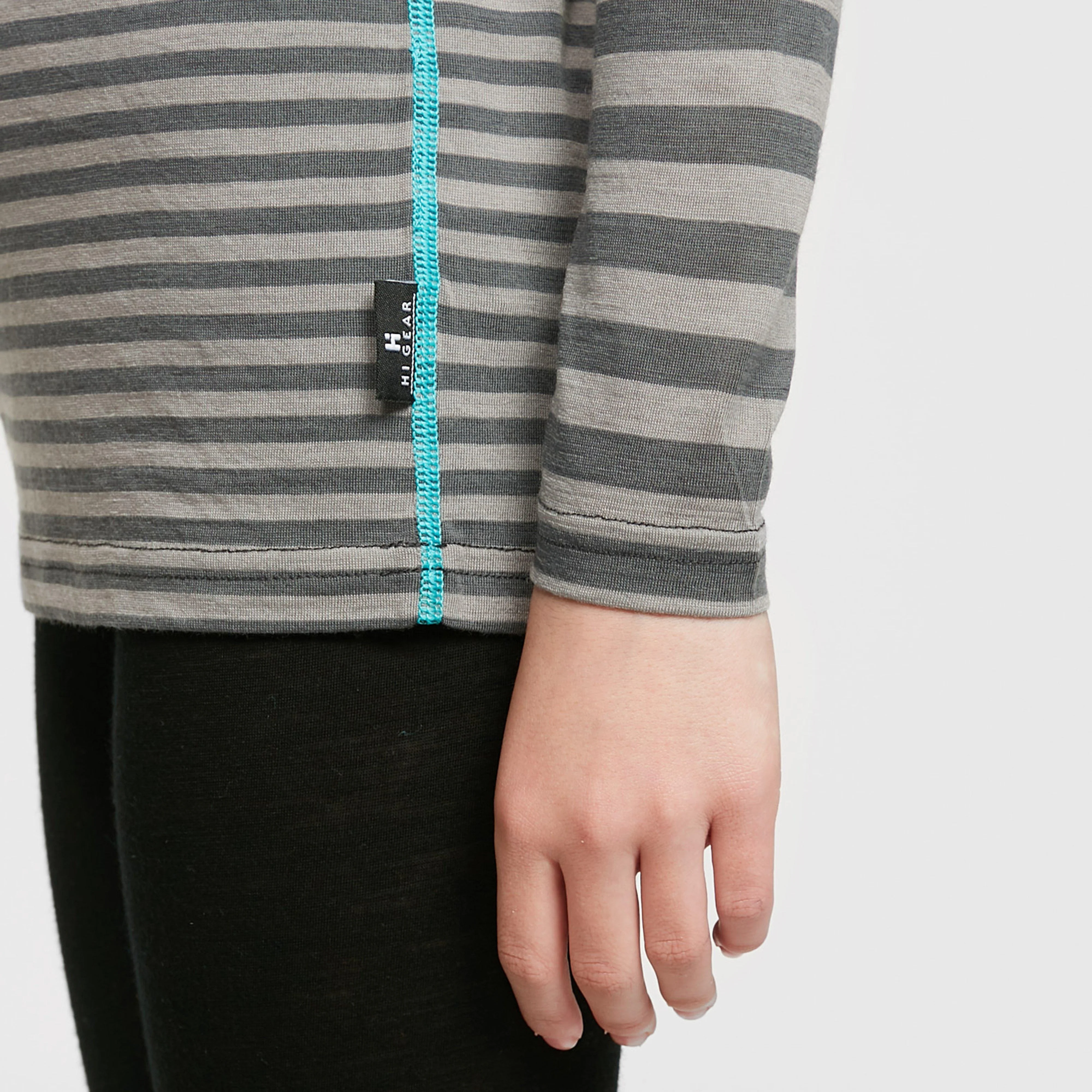 Kids' Striped Merino Baselayer Top - Image 5