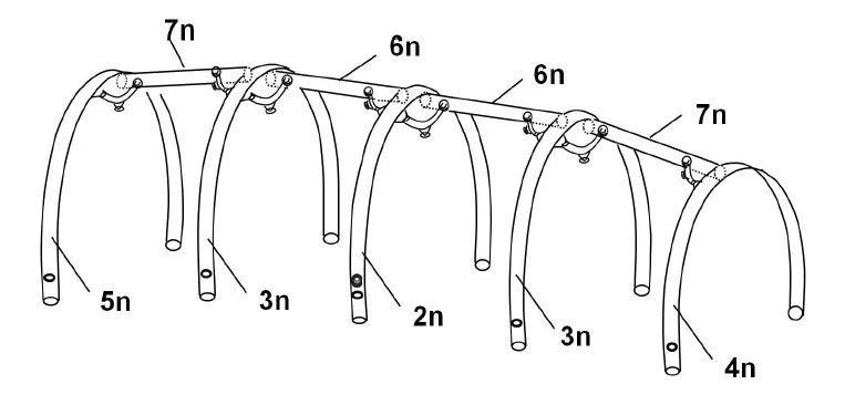 Replacement Air Beam (2n) for Nimbus 8 Tent - Image 2