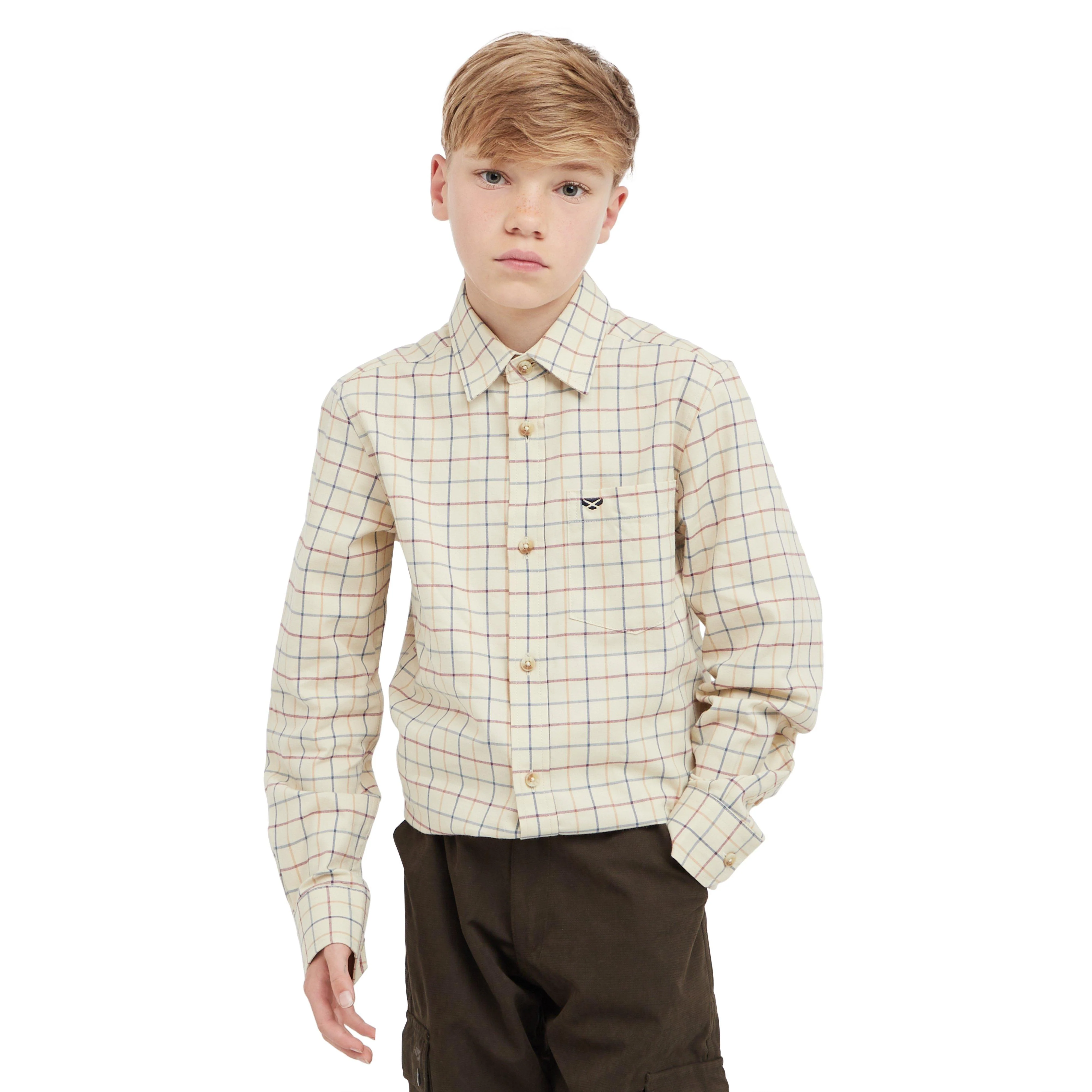 Kids Ambassador Premier Tattersall Shirt - Image 8