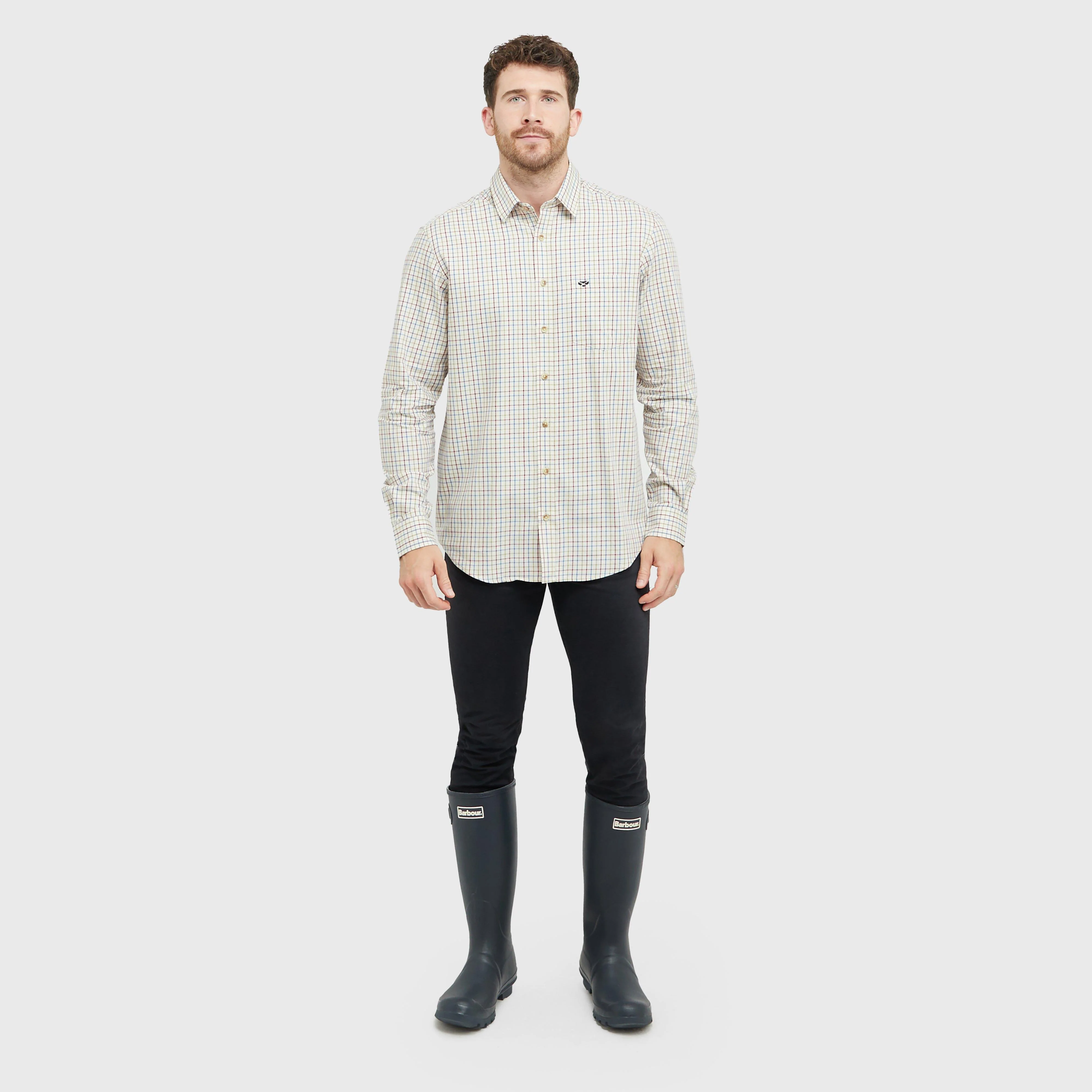 Mens Inverness Cotton Tattersall Shirt - Image 3
