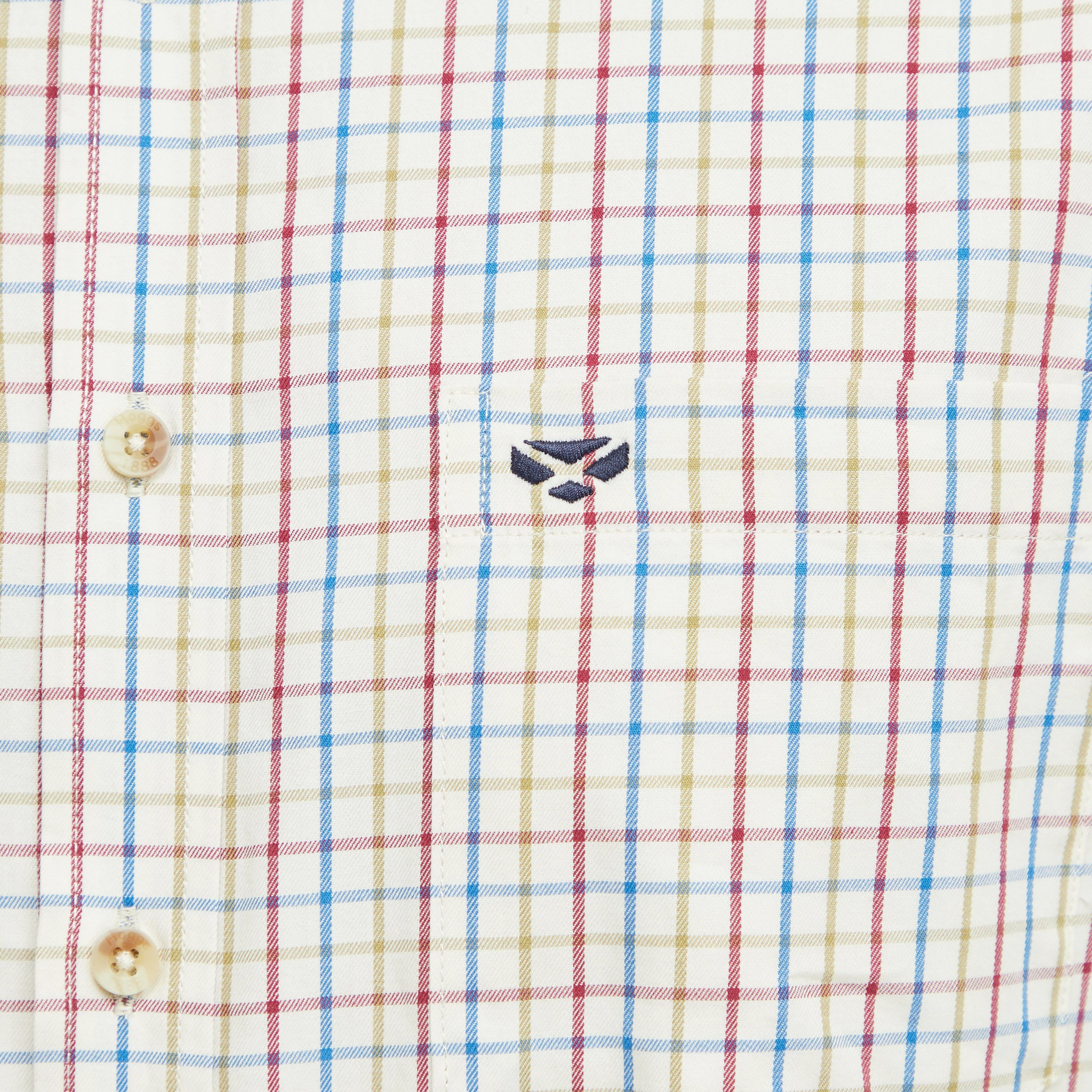 Mens Inverness Cotton Tattersall Shirt - Image 4