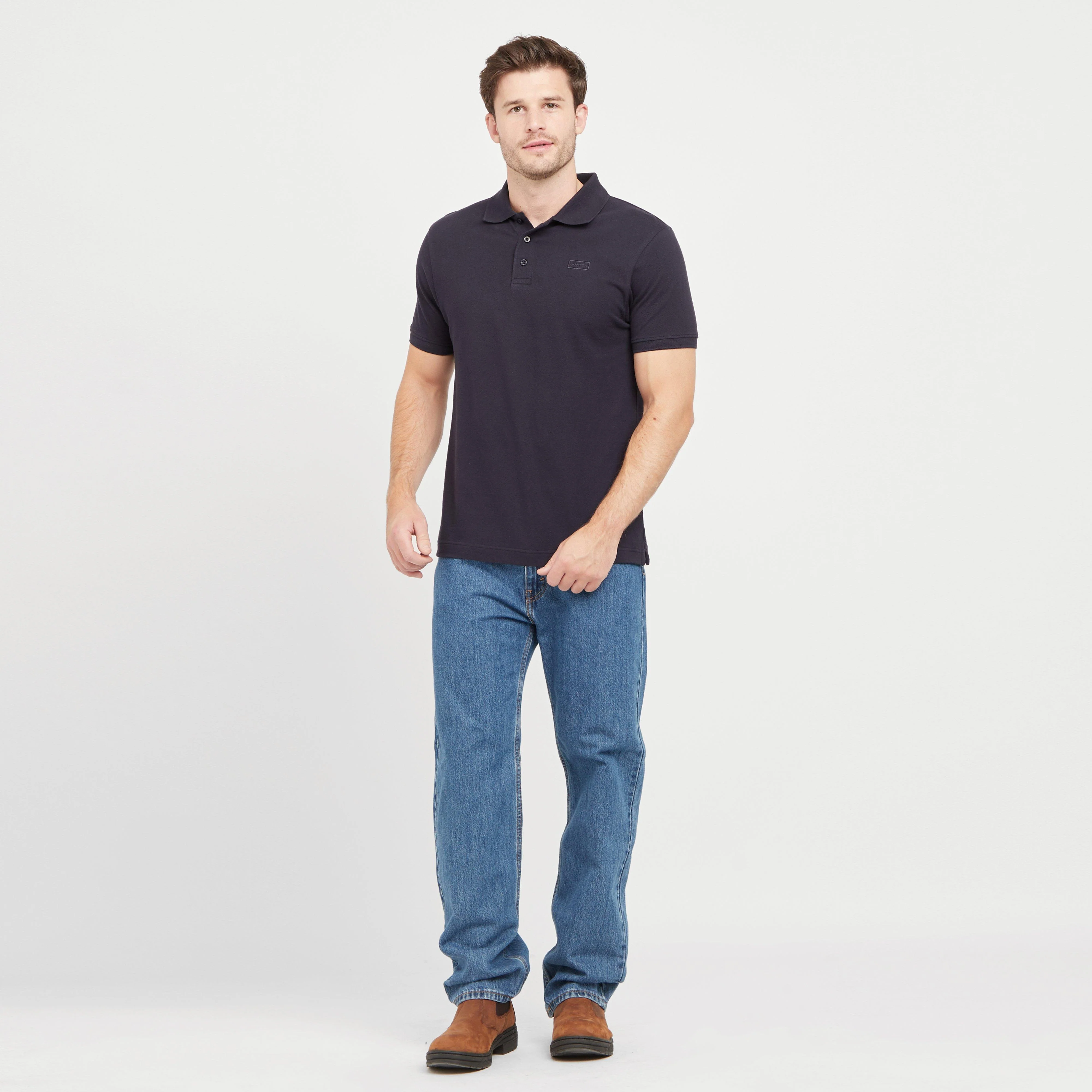 Green Label Men's Alvie Short Sleeve Polo Shirt - Image 3