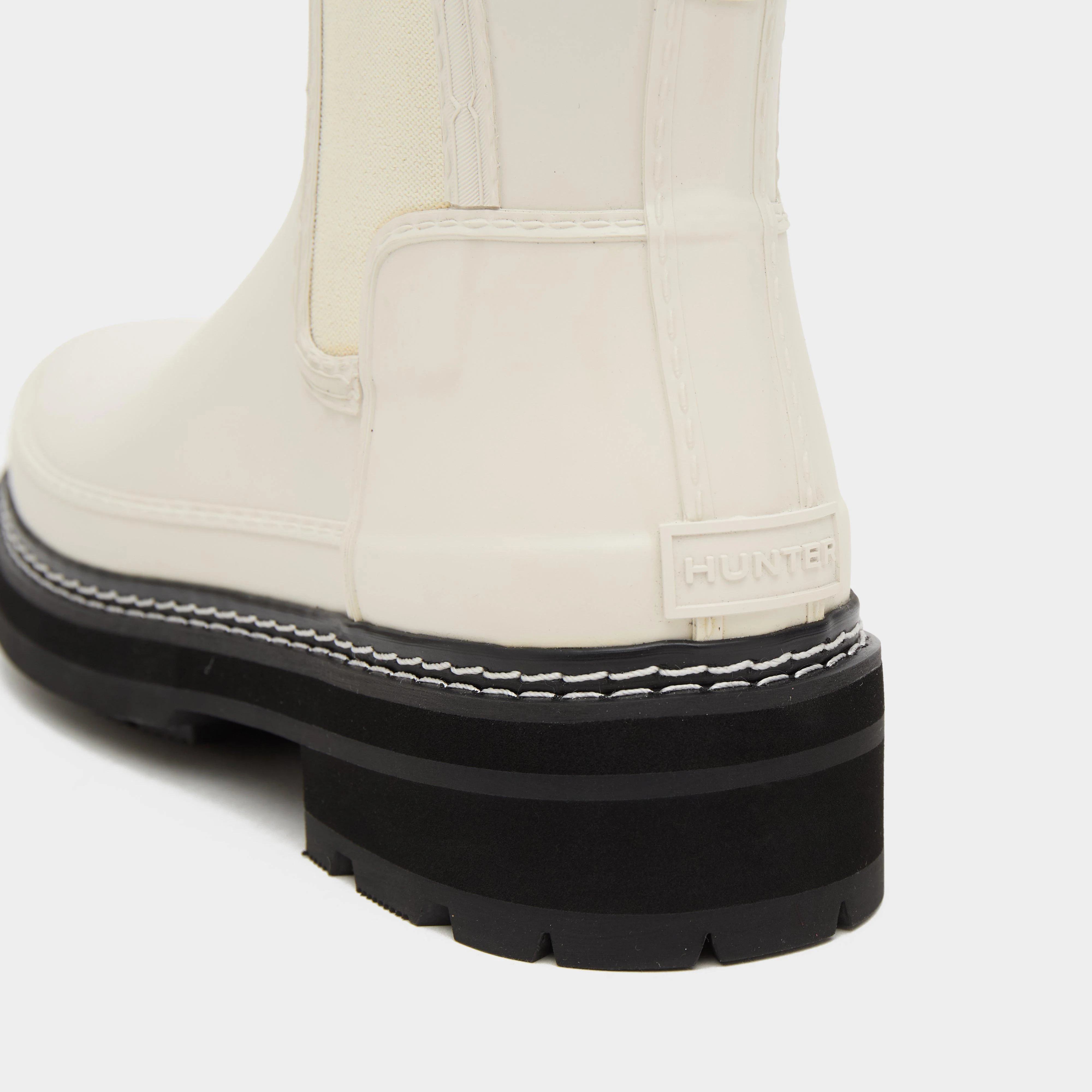 Women’s Refined Stitch Detail Chelsea Wellington Boots - Image 6