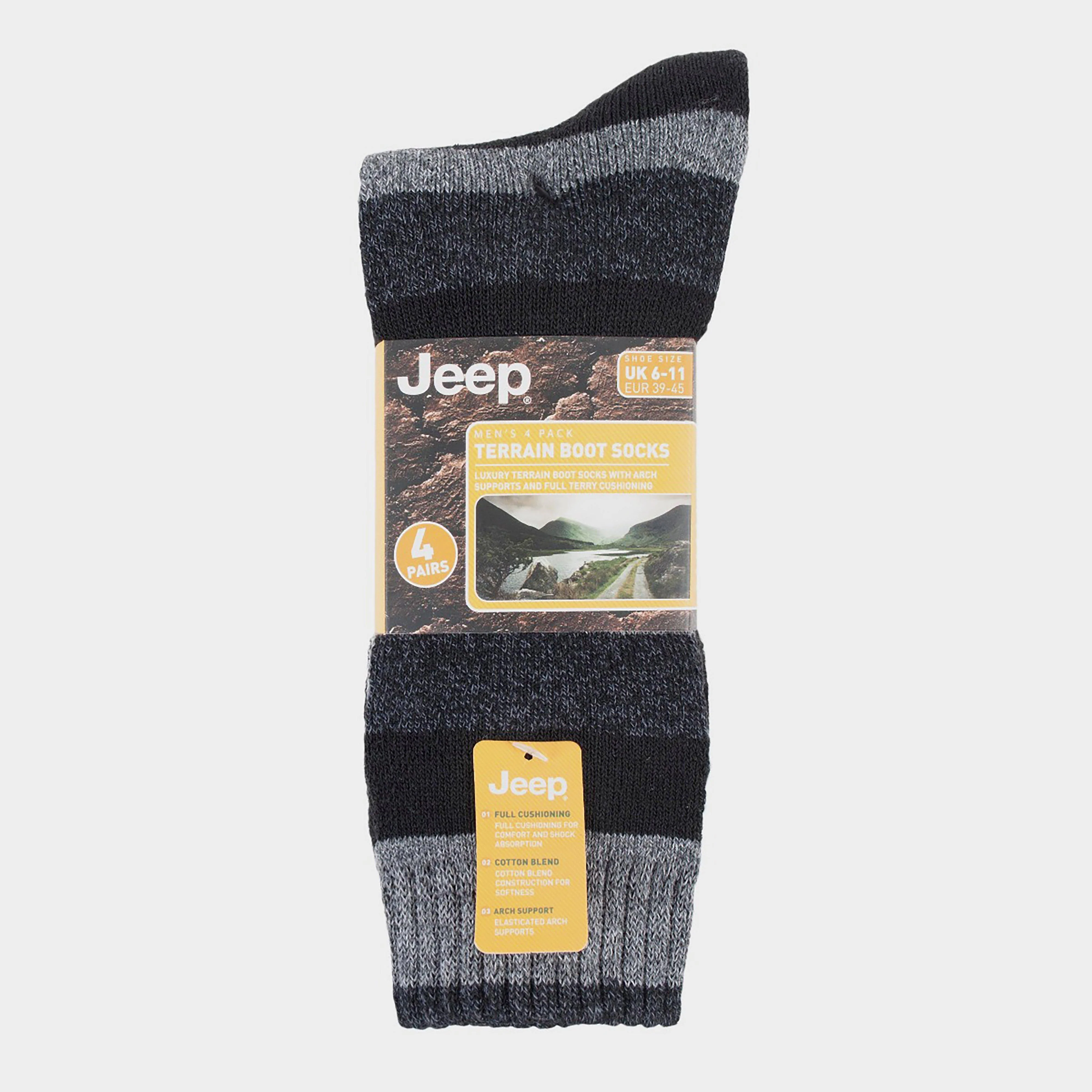 Men’s Performance Boot Socks (4 pairs) - Image 2