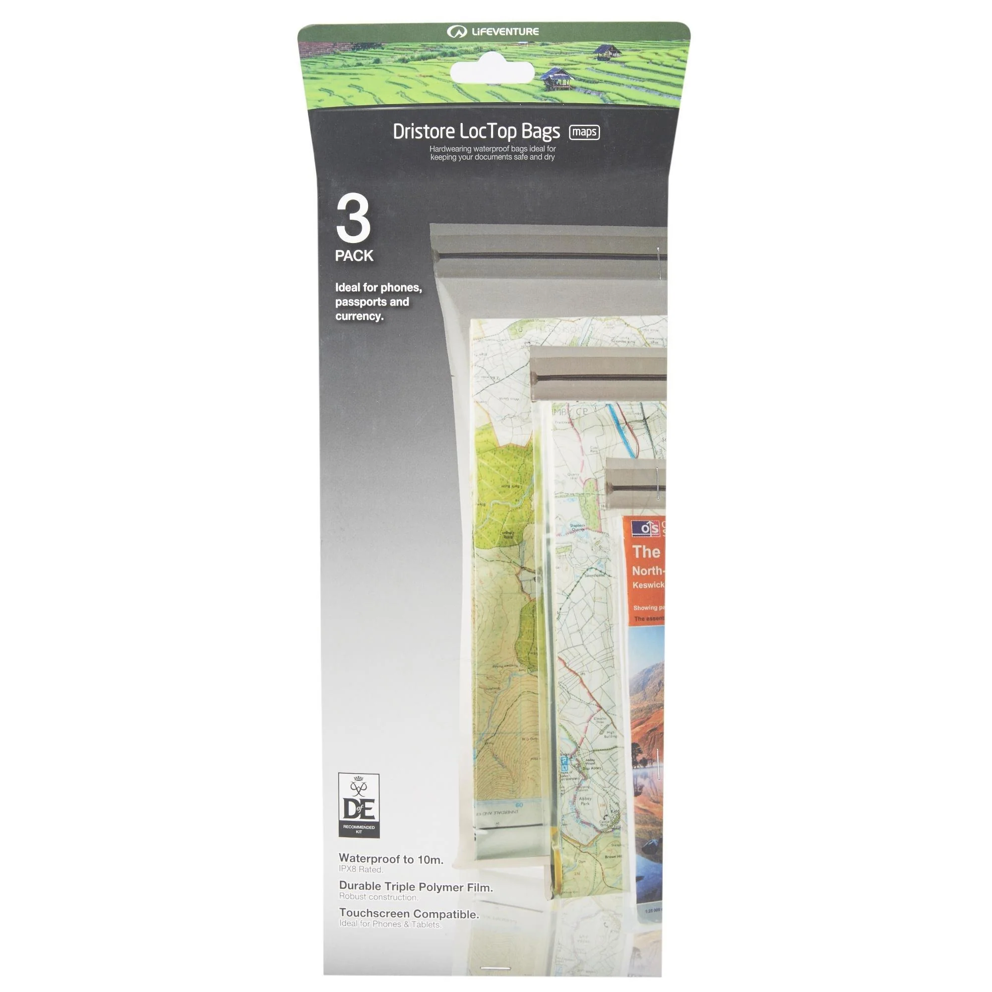 DriStore LocTop Bags - Maps Pack - Image 4