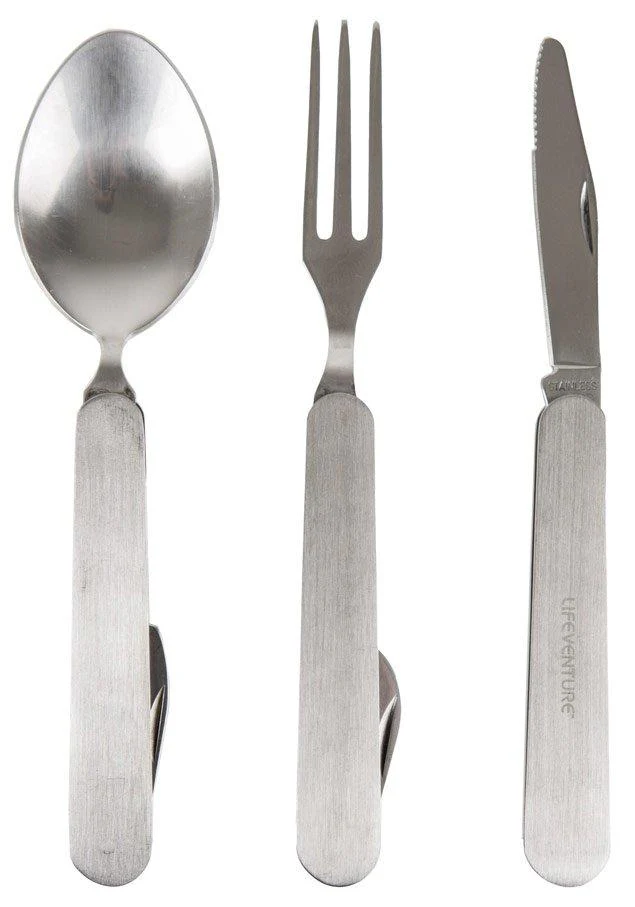 Knife, Fork, Spoon - Folding Cutlery Set - Image 5