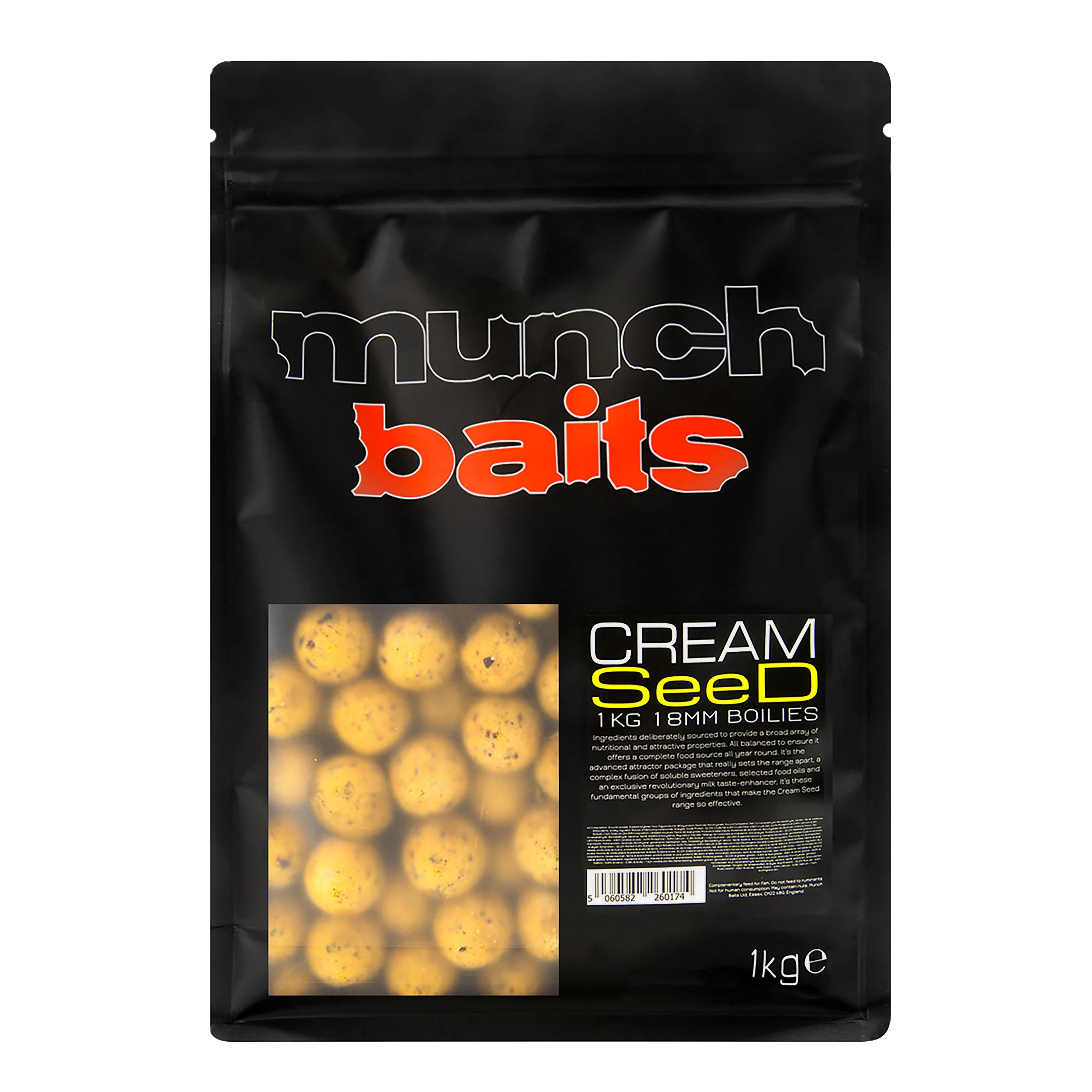 Cream Seed 18mm Boilies 1k shelf life - Image 3