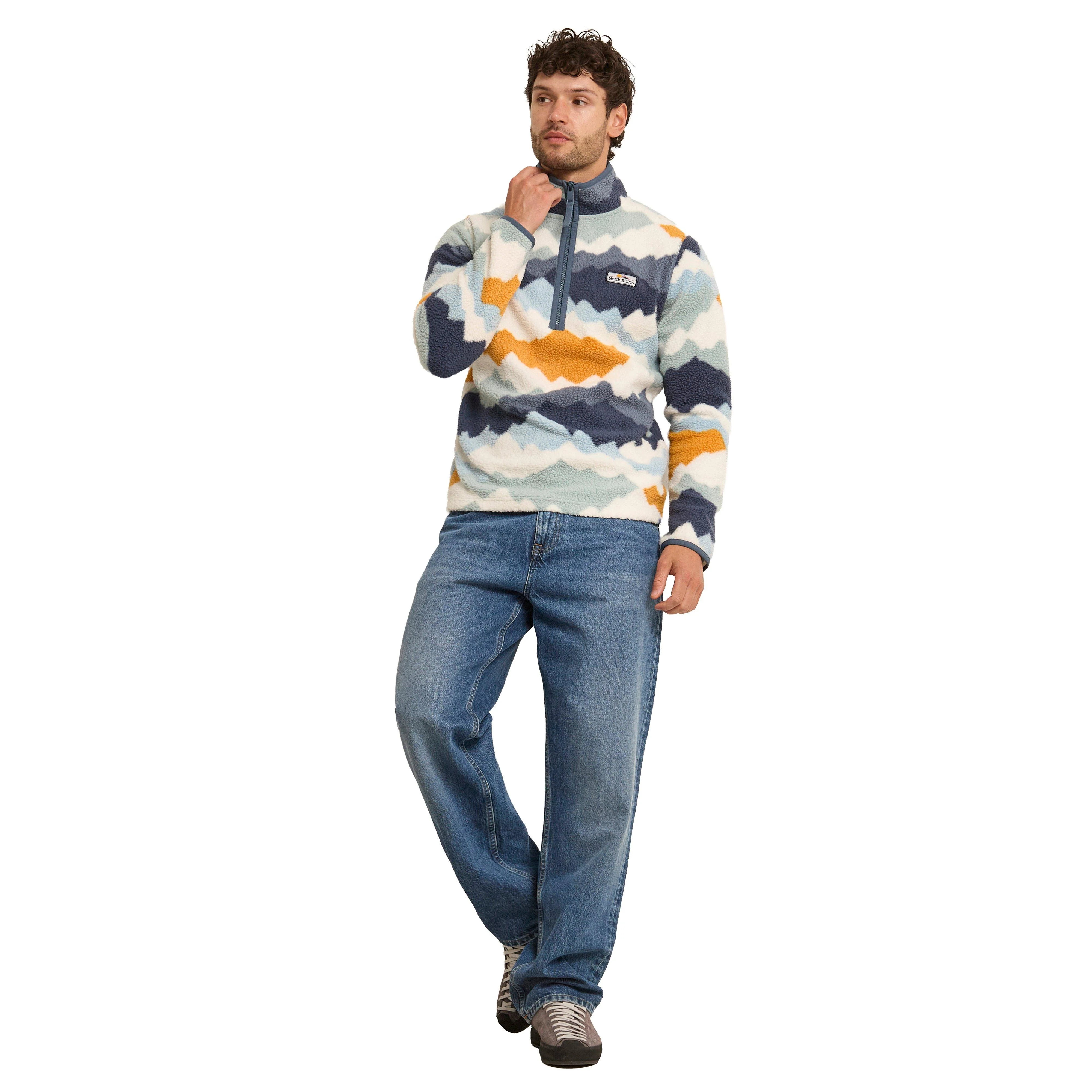 Men’s Vision Half-Zip Printed Fleece - Image 5