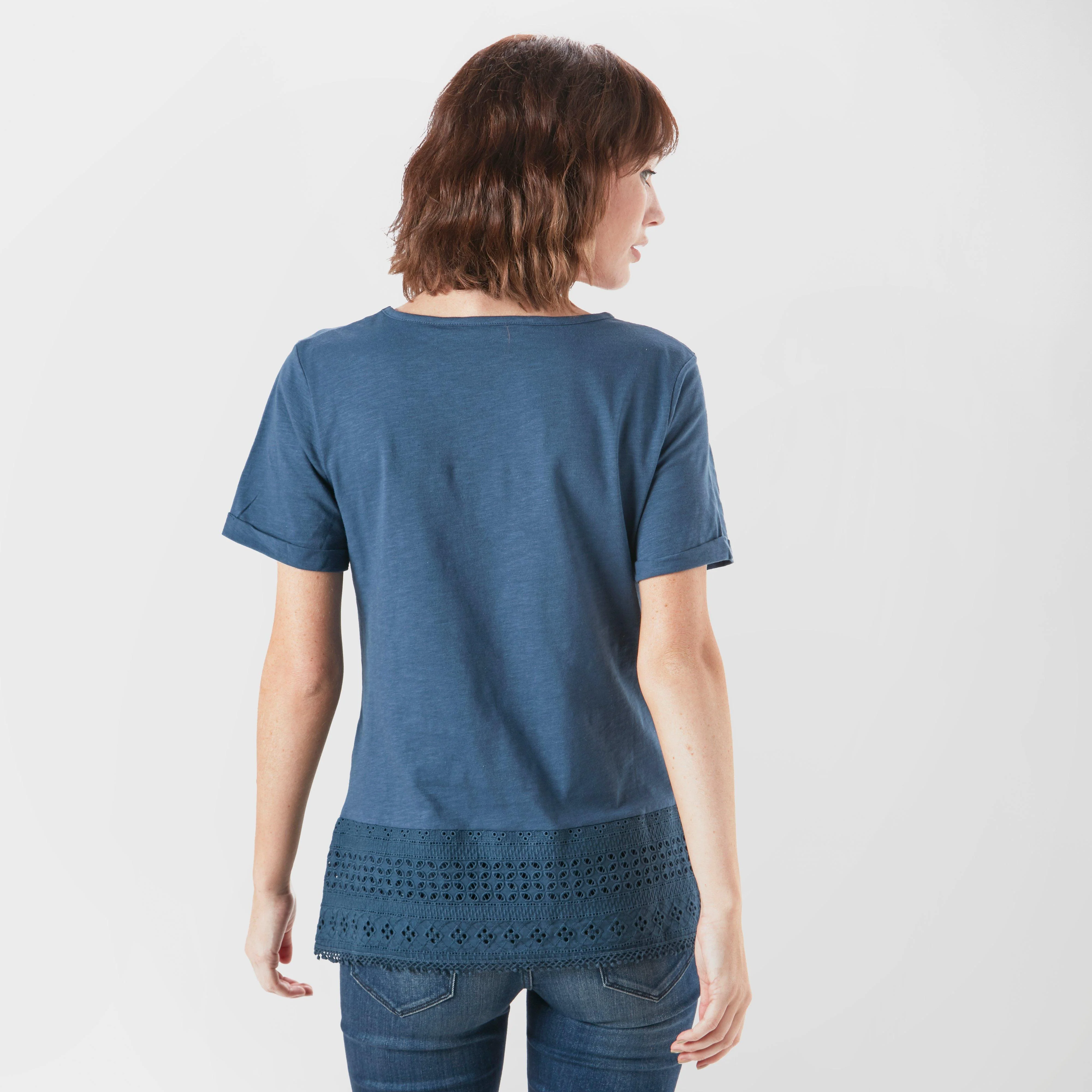 Women’s Embroidered Hem T-shirt - Image 2