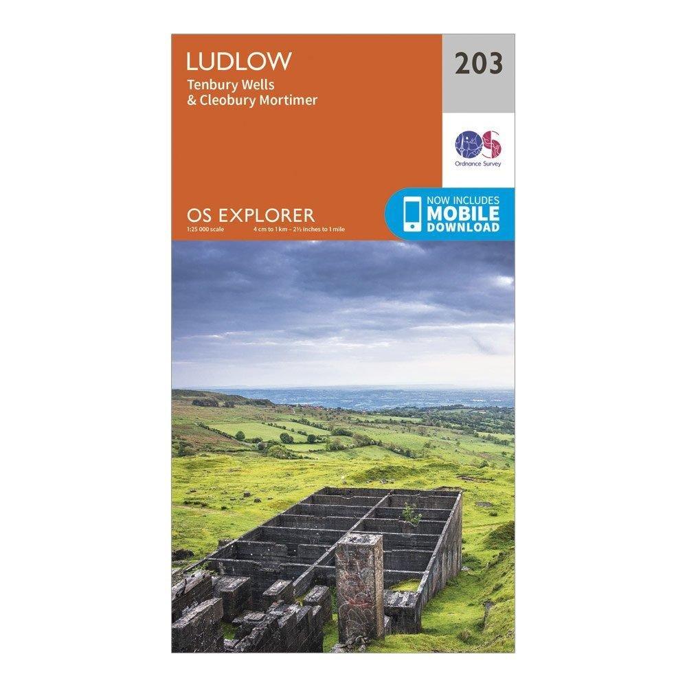 Explorer 203 Ludlow, Tenbury Wells & Cleobury Mortimer Map With Digital Version - Image 4