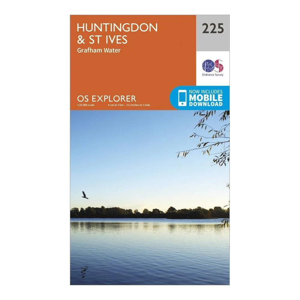 Explorer 225 Huntingdon, St Ives & Grafham Water Map With Digital Version - Image 5