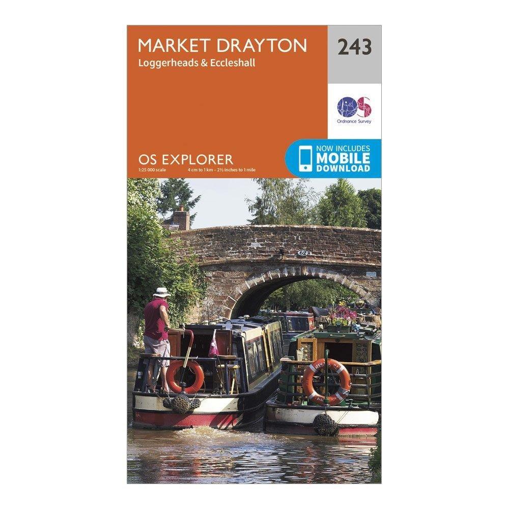 Explorer 243 Market Drayton, Loggerheads & Eccleshall Map With Digital Version - Image 4