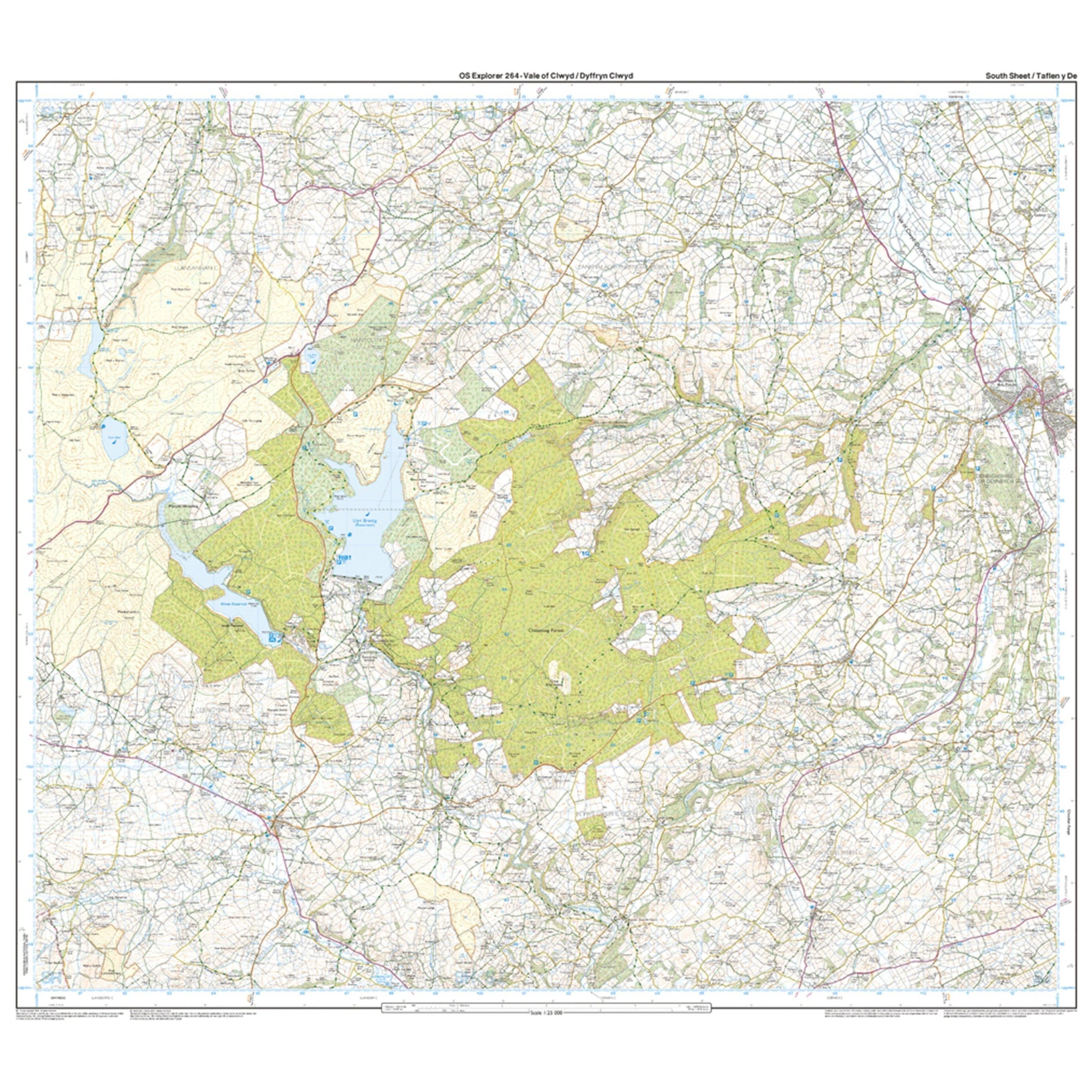 Explorer 264 Vale of Clwyd, Rhyl, Denbigh & Ruthin Map With Digital Version - Image 4
