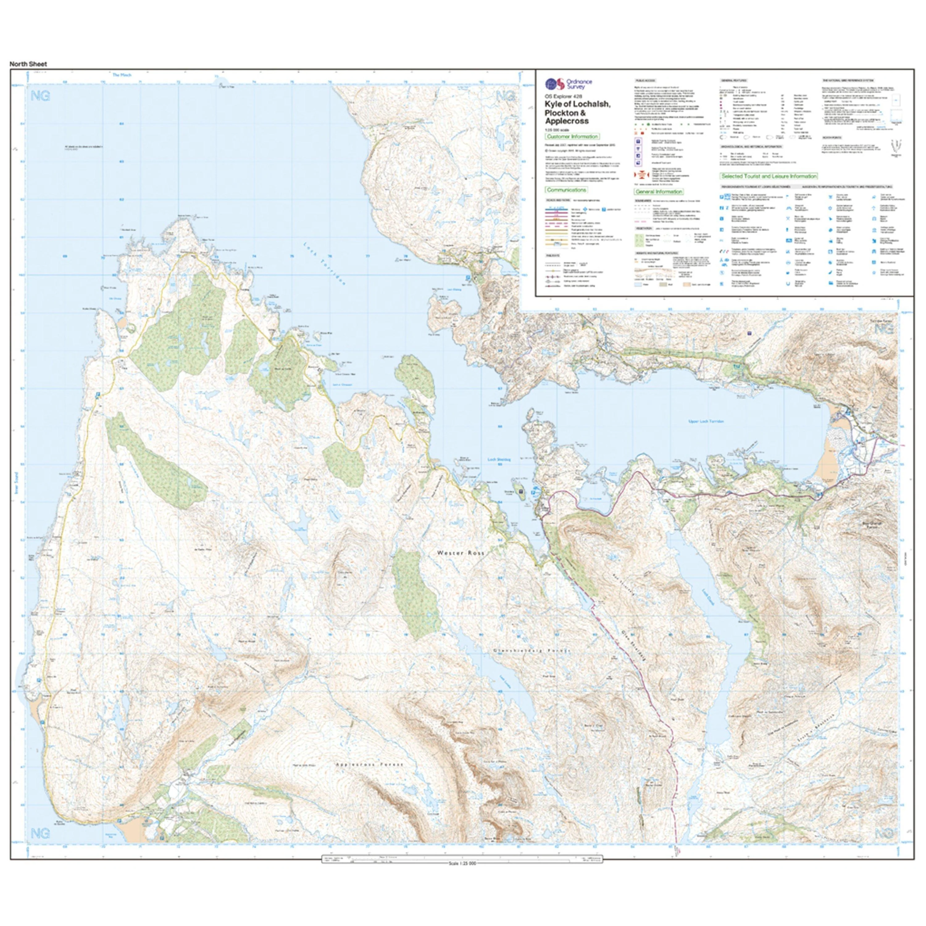 Explorer 428 Kyle of Lochalsh, Plockton & Applecross Map With Digital Version - Image 3