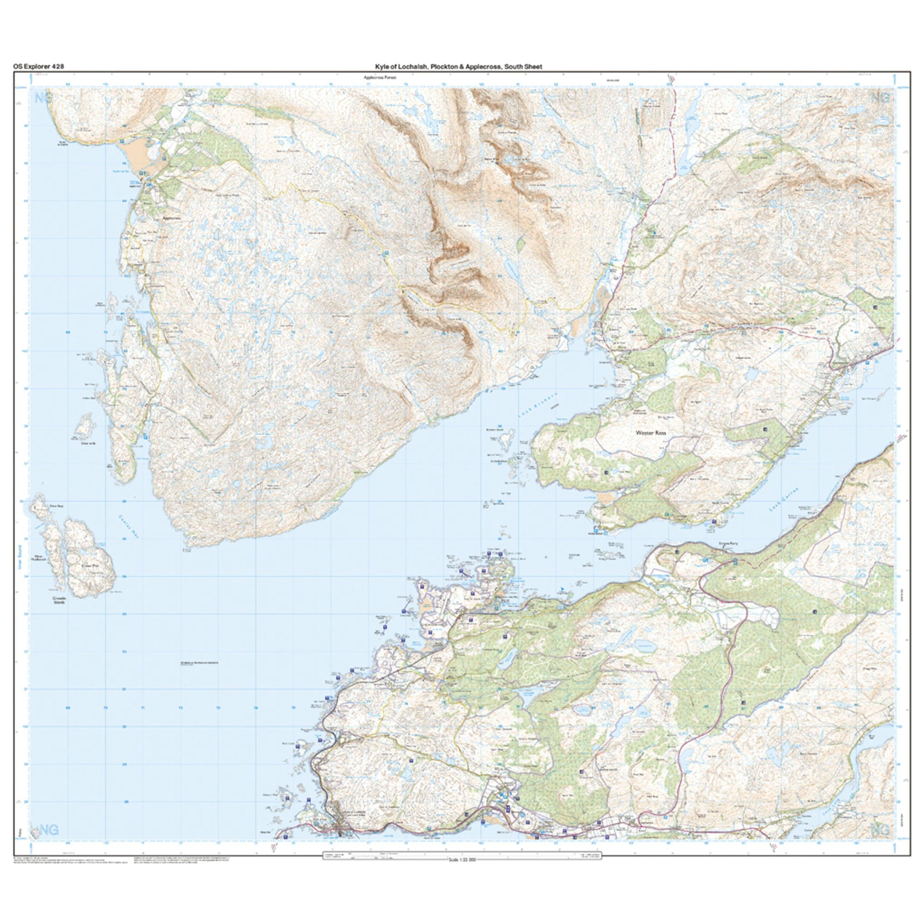 Explorer 428 Kyle of Lochalsh, Plockton & Applecross Map With Digital Version - Image 4