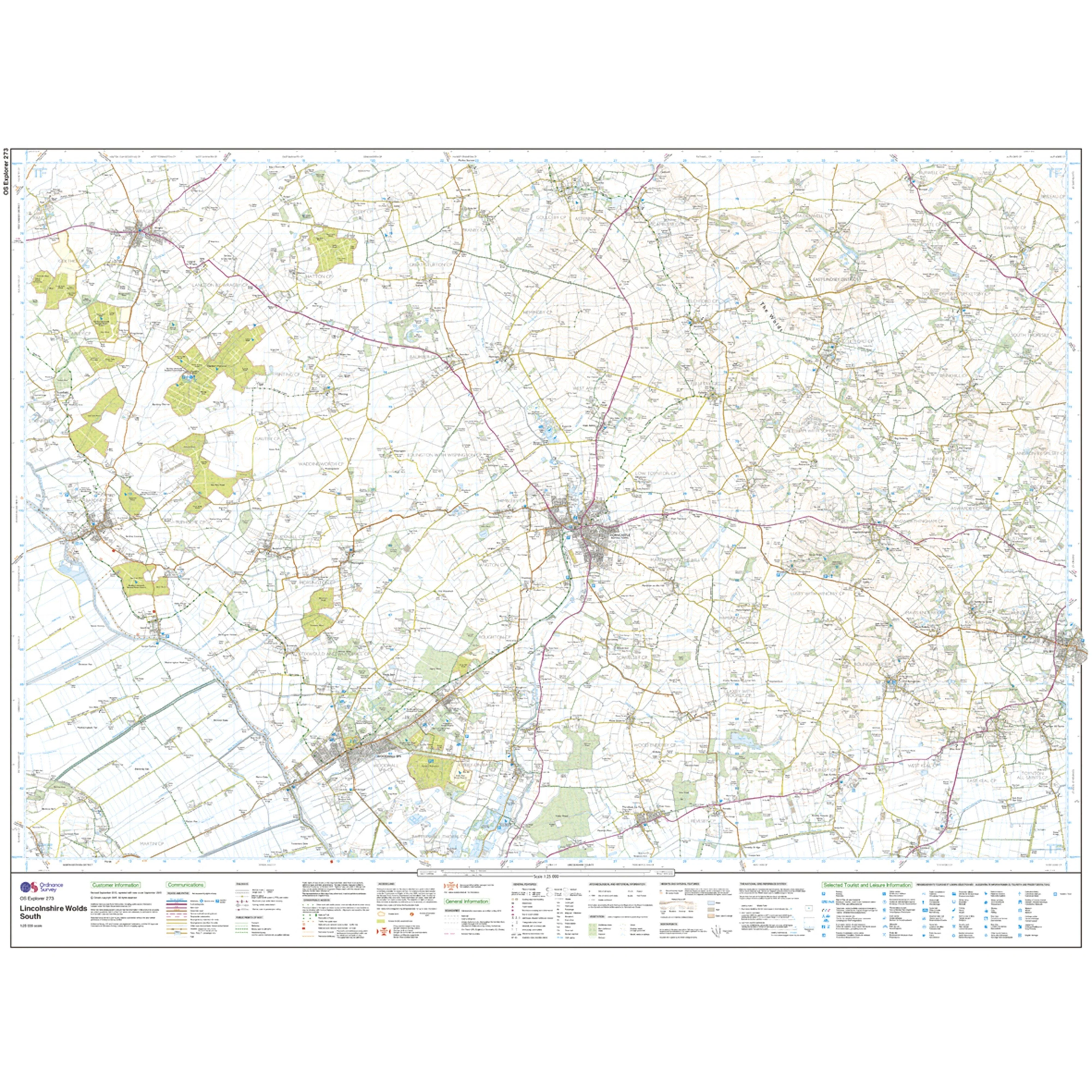 Explorer Active 273 Lincolnshire Wolds South Map With Digital Version - Image 2