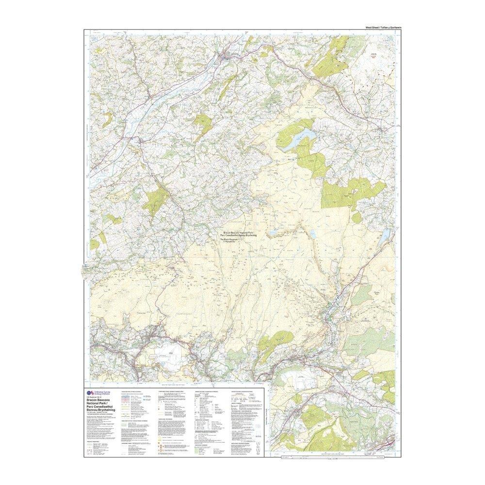 Explorer Active OL12 Brecon Beacons National Park - Western & Central Areas Map With Digital Version - Image 4