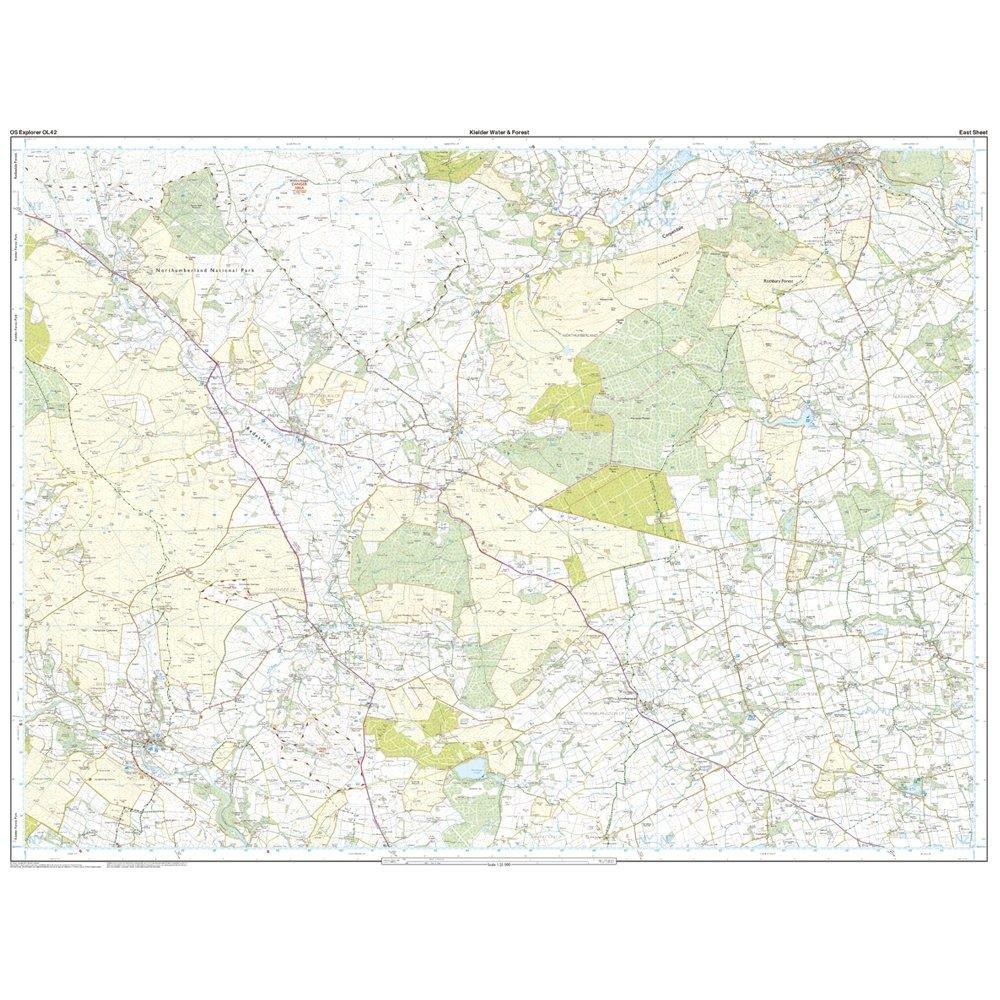 Explorer Active OL42 Kielder Water & Forest Map With Digital Version - Image 8