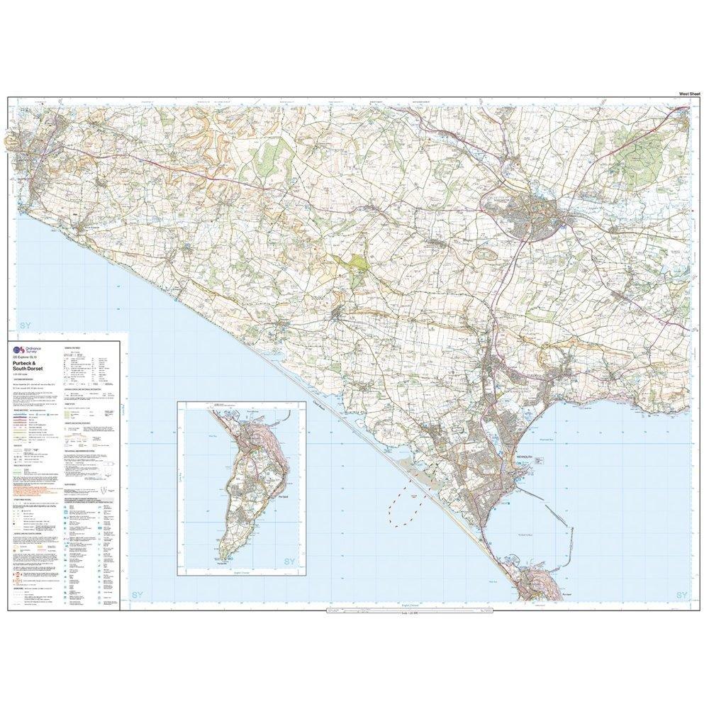 Explorer OL15 Purbeck & South Dorset Map With Digital Version - Image 4