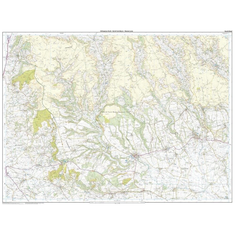 Explorer OL26 North York Moors - Western Area Map With Digital Version - Image 4