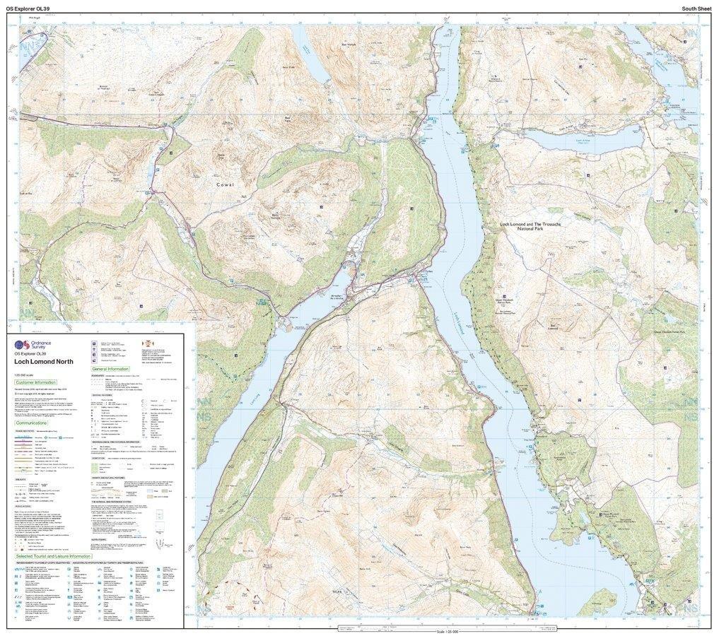 Explorer OL39 Loch Lomond North Map With Digital Version - Image 4
