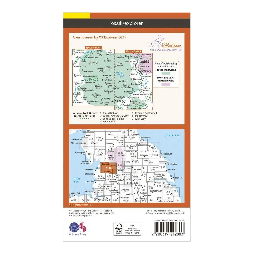 Explorer OL41 Forest of Bowland & Ribblesdale Map With Digital Version - Image 12