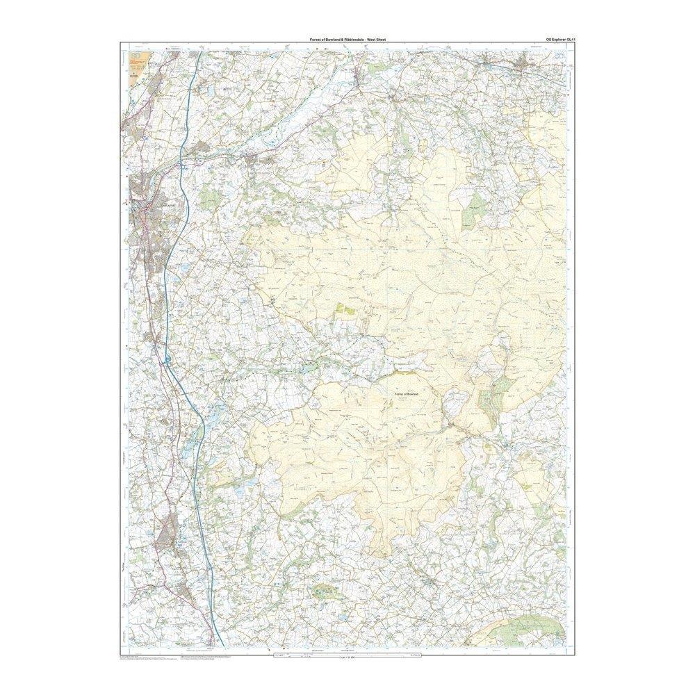 Explorer OL41 Forest of Bowland & Ribblesdale Map With Digital Version - Image 9