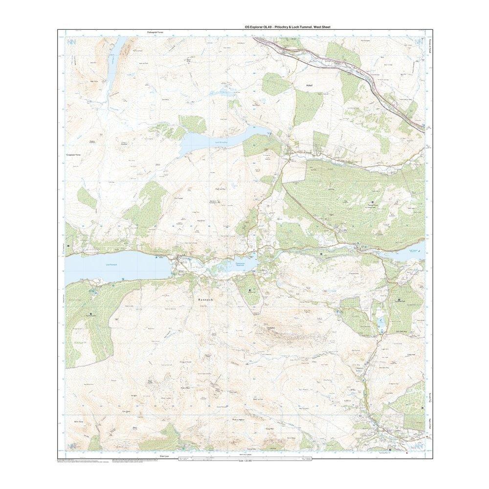 Explorer OL49 Pitlochry & Loch Tummel Map With Digital Version - Image 4