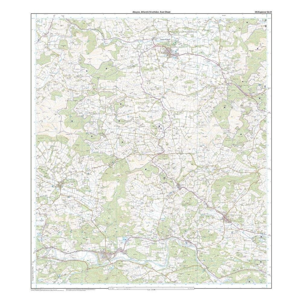 Explorer OL59 Aboyne, Alford & Strathdon Map With Digital Version - Image 3