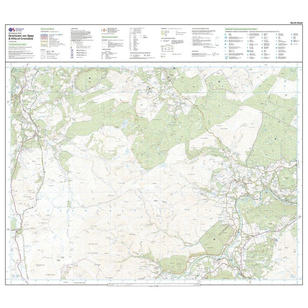 Explorer OL61 Grantown-on-Spey & Hills of Cromdale Map With Digital Version - Image 3
