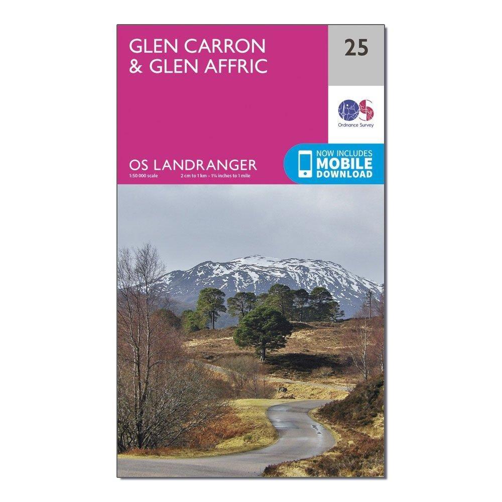 Landranger 25 Glen Carron & Glen Affric Map With Digital Version - Image 4