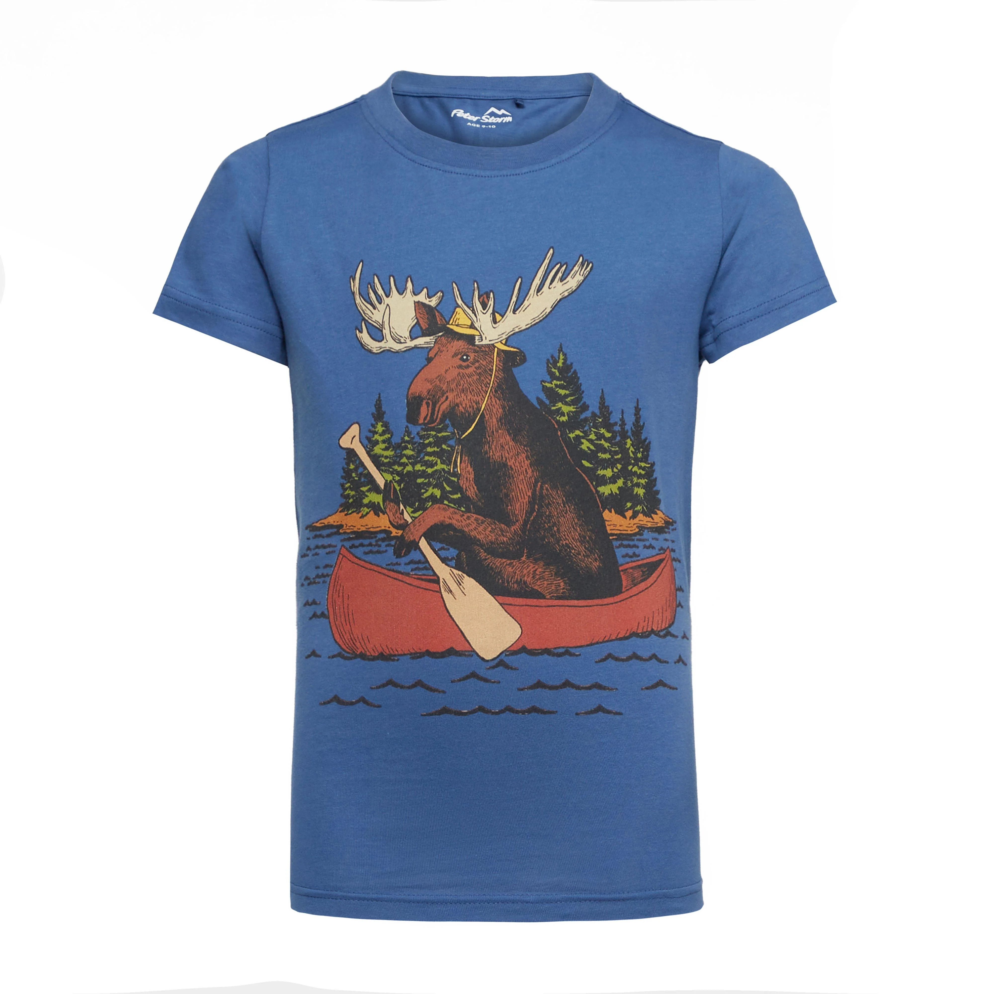 Kids' Boat Moose T-Shirt - Image 13