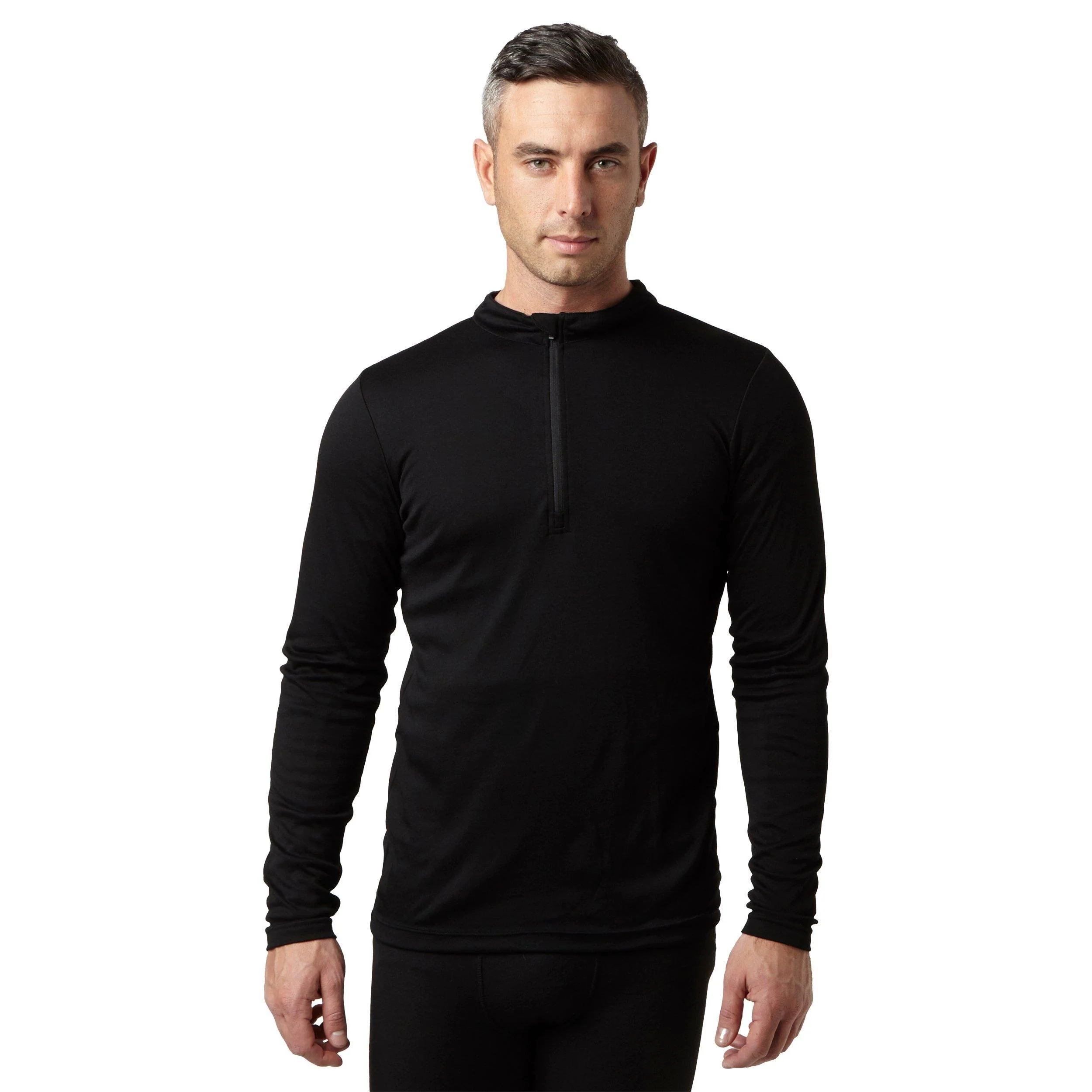 Men's Long Sleeve Thermal Zip Baselayer - Image 10