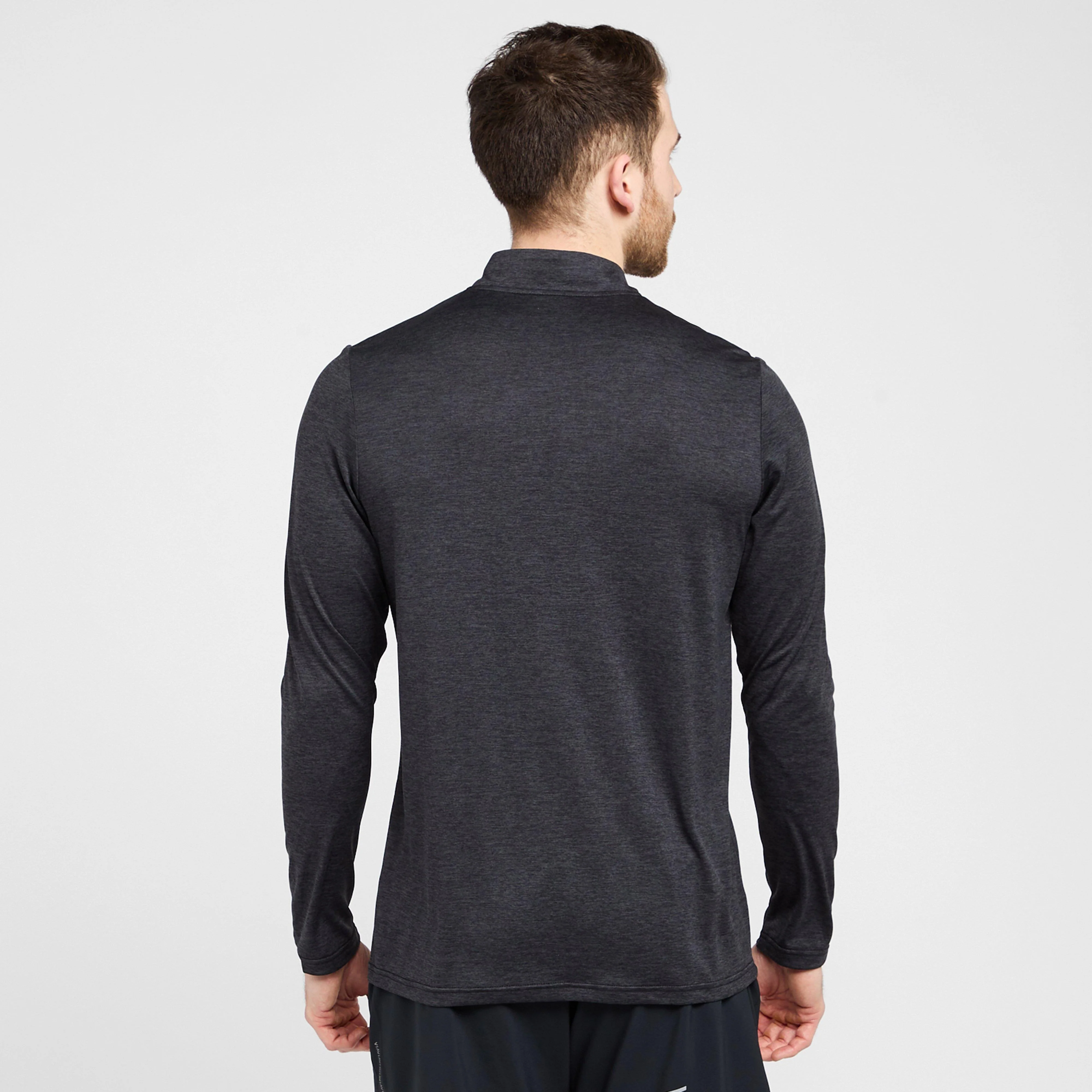 Men's Long Sleeved Zipped Active T-Shirt - Image 2