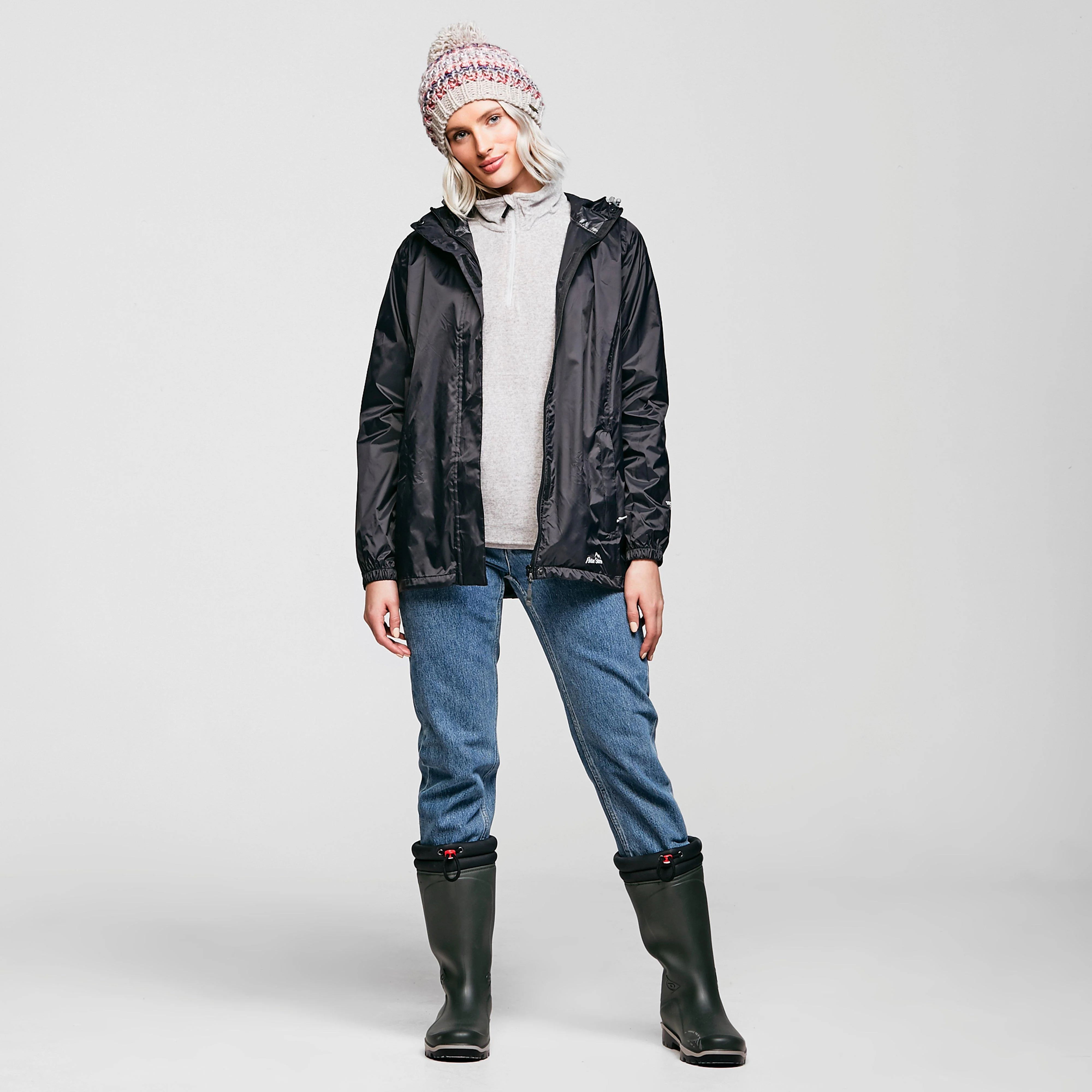 Womens Packable Hooded Jacket - Image 3