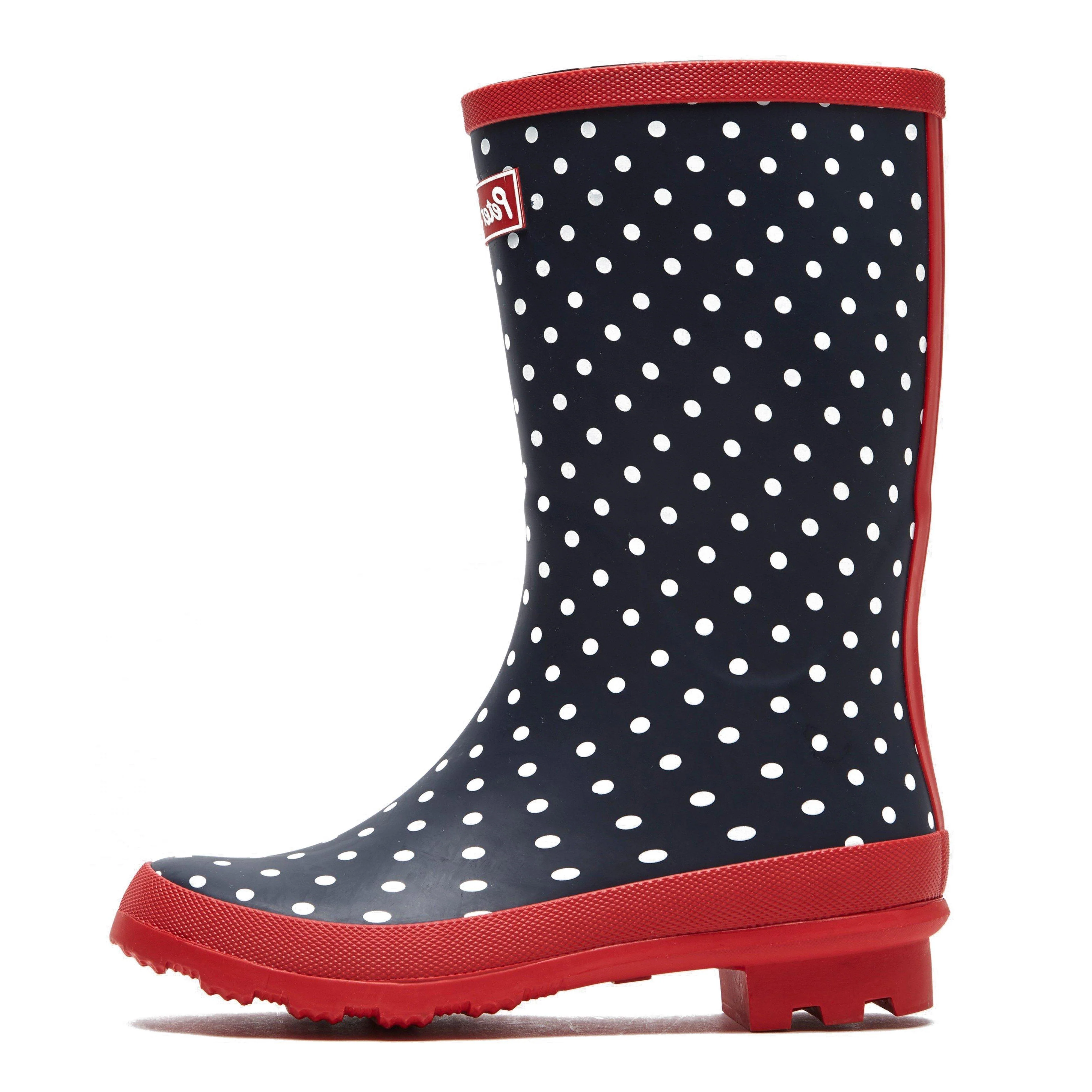 Women's Striped Trim Wellies Short - Image 8